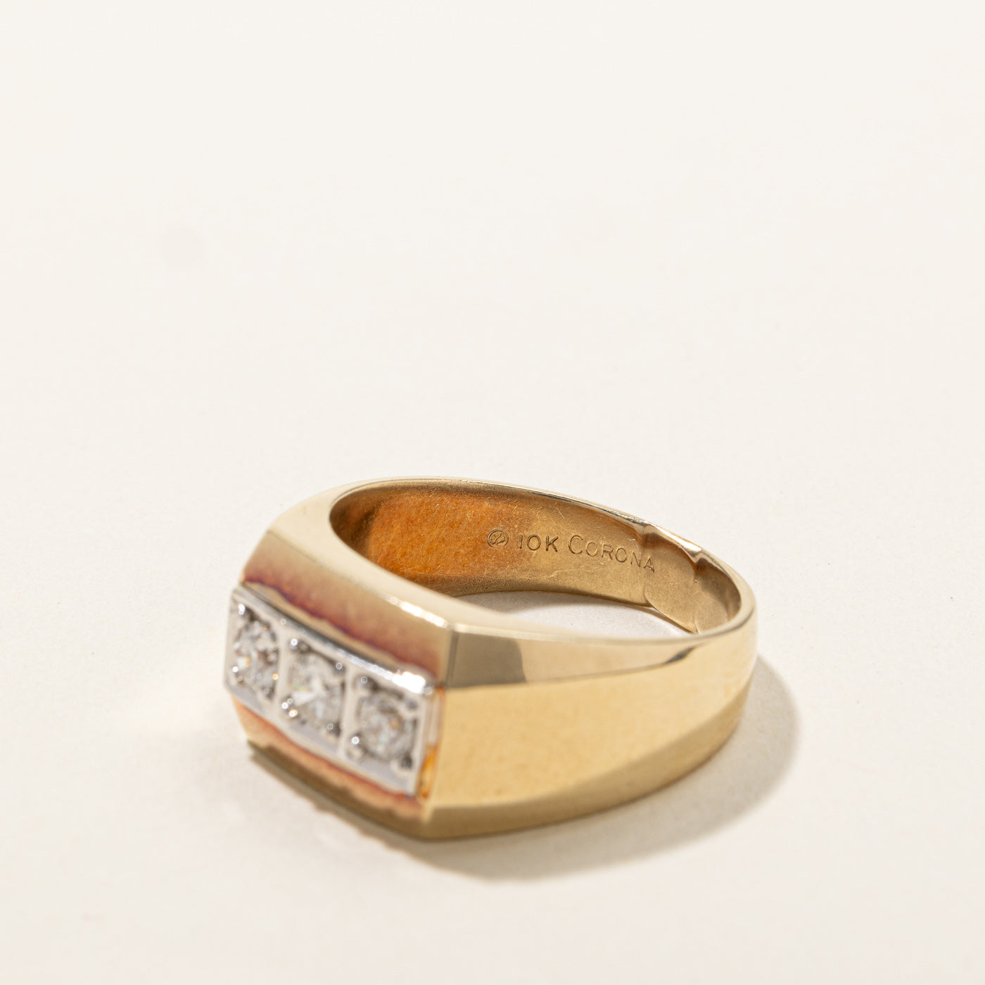 Three Stone Diamond Ring | 0.57ctw | SZ 10.5 |
