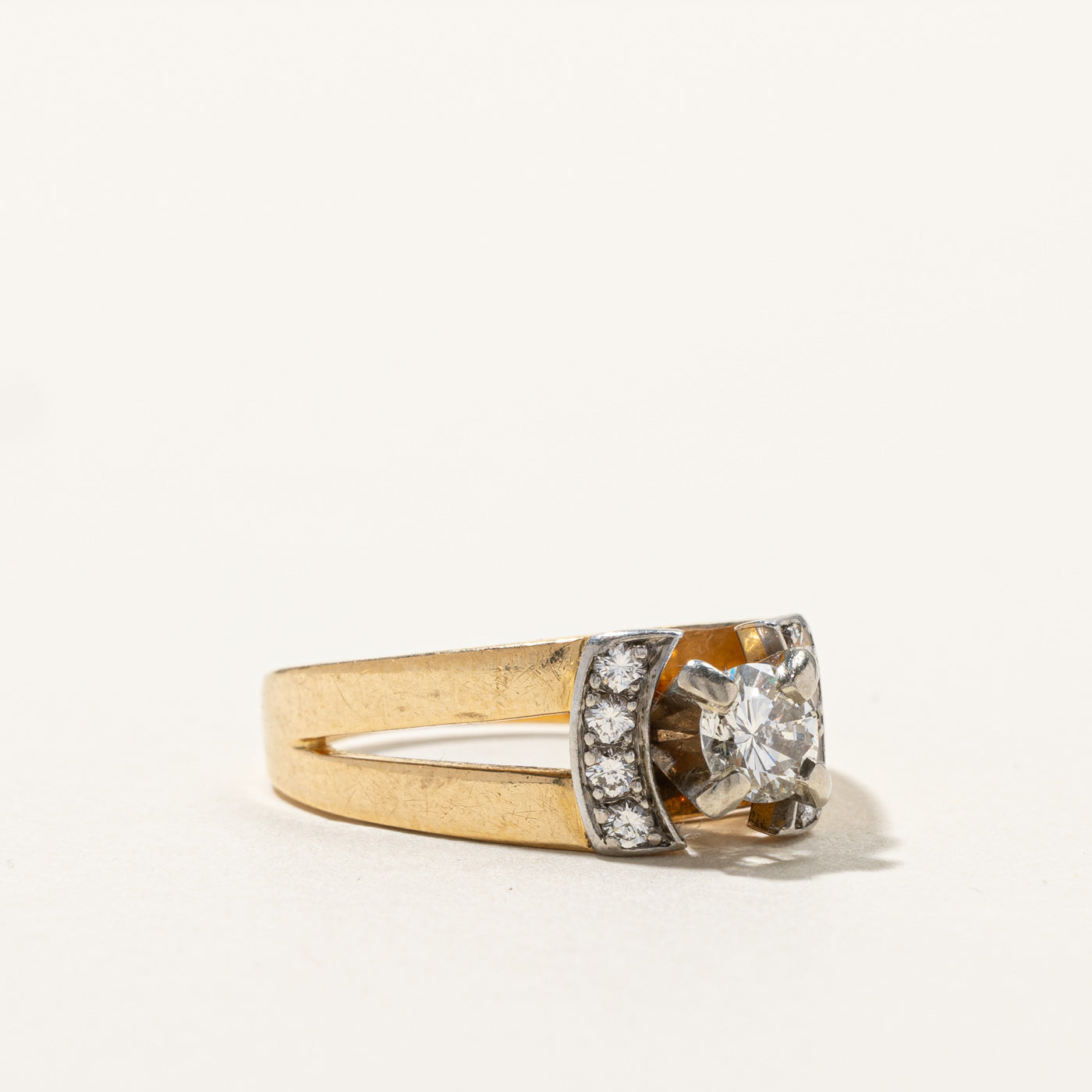 High Set Diamond Ring | 0.65ctw | SZ 7.25 |