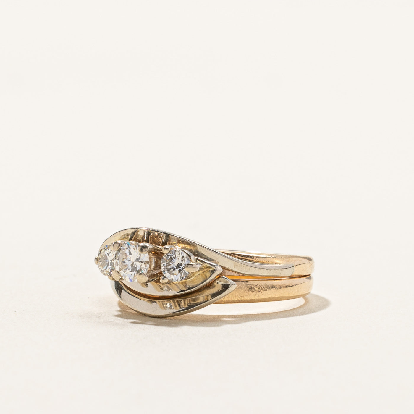 Three Stone Diamond Ring | 0.34ctw | SZ 5 |