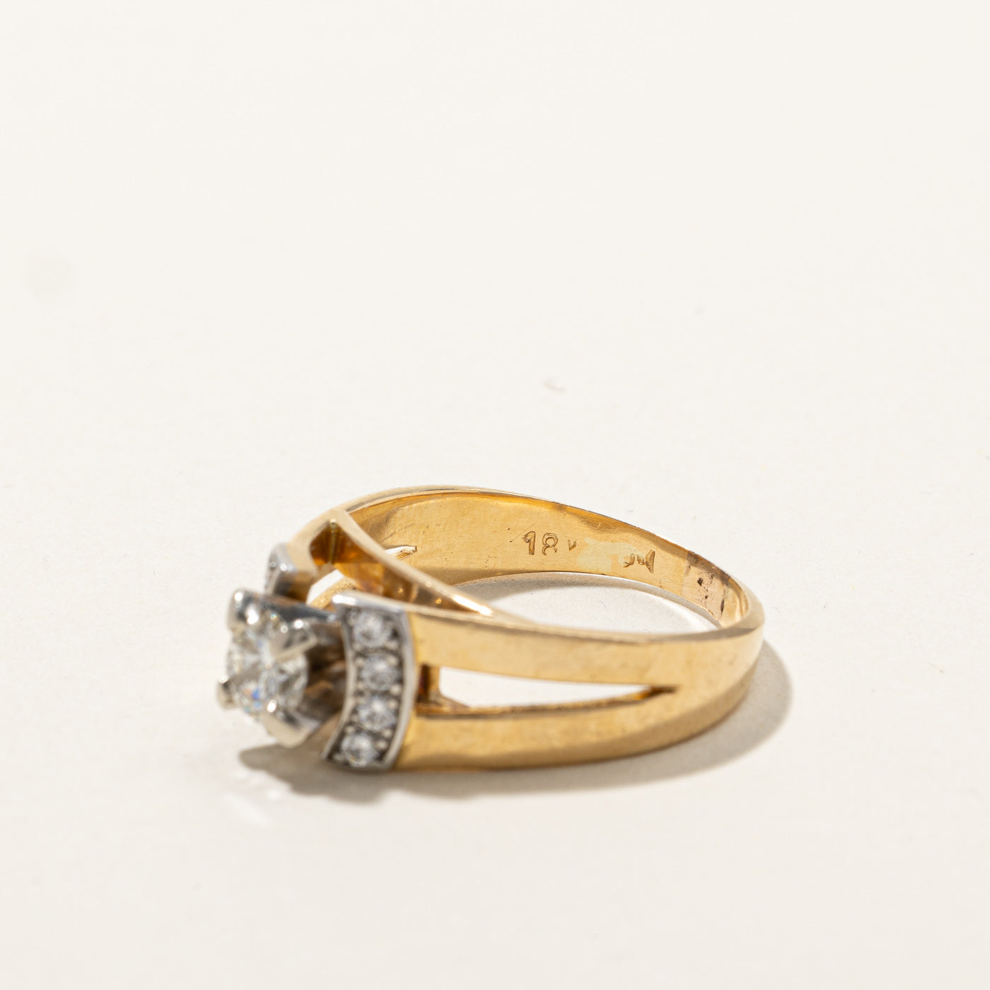 High Set Diamond Ring | 0.65ctw | SZ 7.25 |