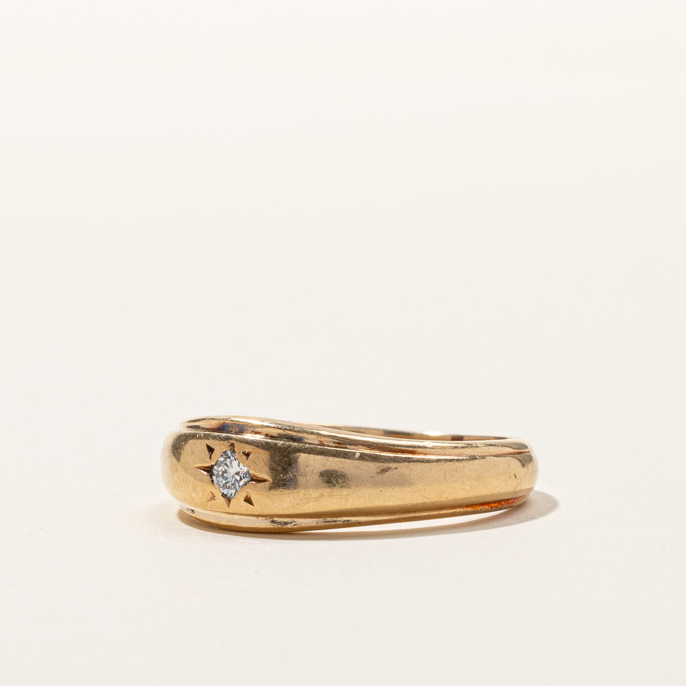 Bague Birks Starburst en diamants | 0,08 ct | Taille 8,5 |