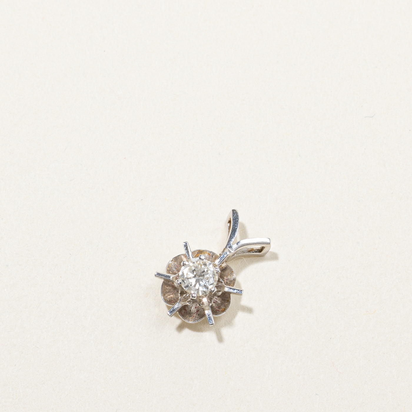 Claw Set Diamond Pendant | 0.25ct |