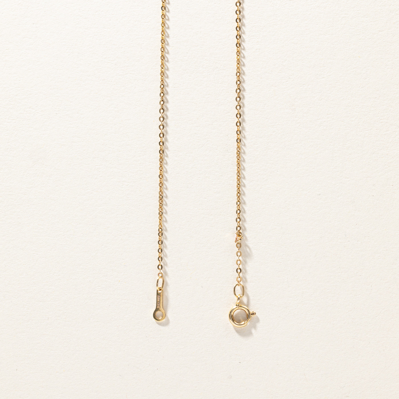 Solitaire Diamond Pendant Necklace | 0.23ct | 18"|