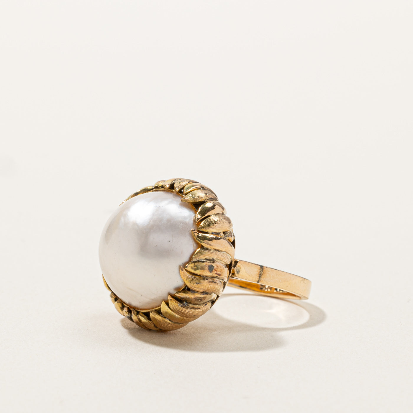 Pearl Dome Ring | SZ 6.25 |