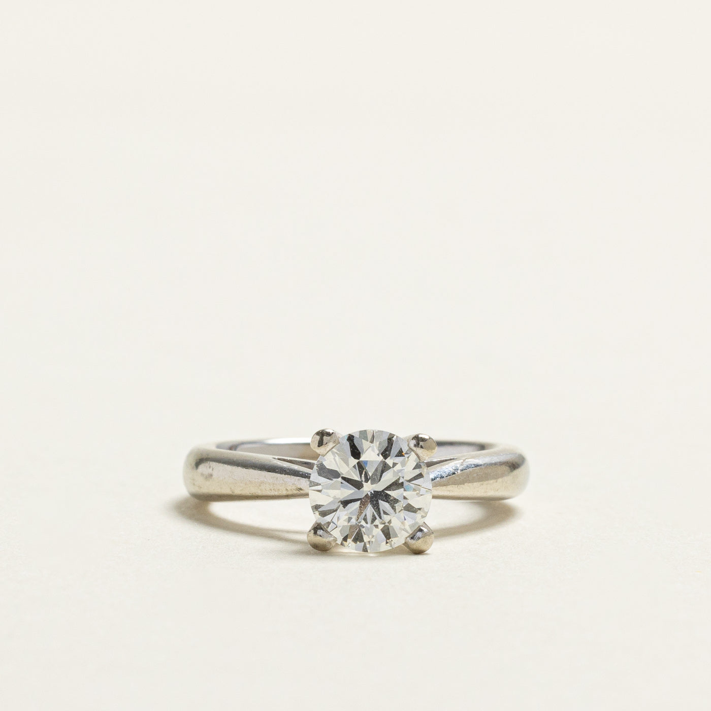 Solitaire Diamond Engagement Ring | 1.01ct VS 1 | SZ 4 |