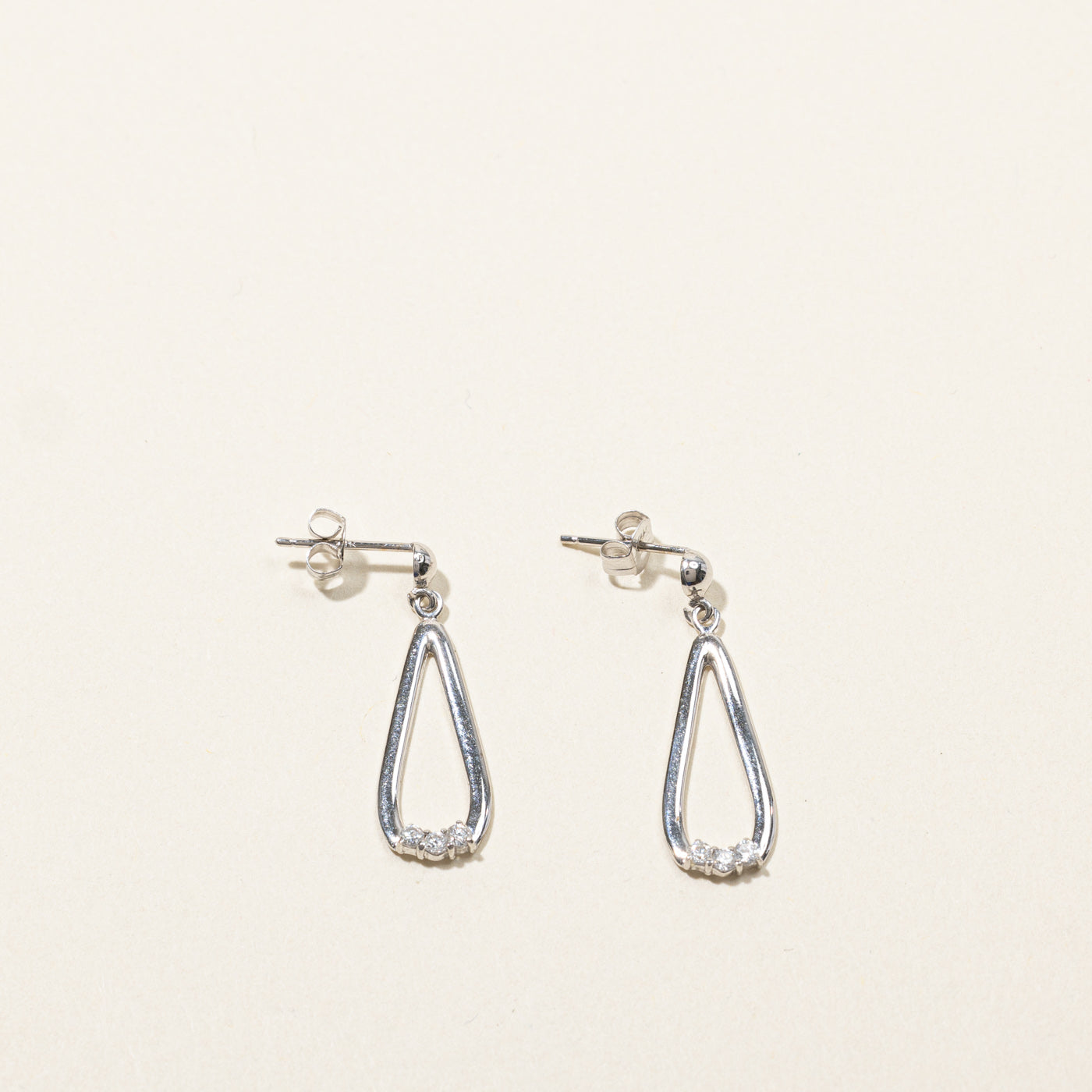 Diamond Dangle Earrings | 0.06ctw |