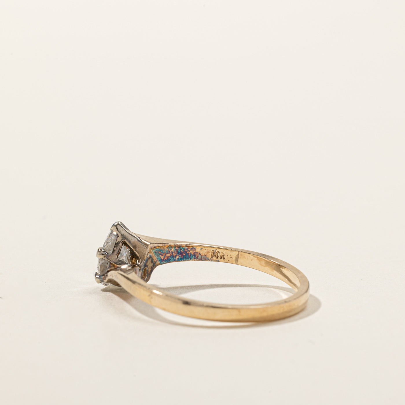Pear Diamond Engagement Ring | 1.04ct I1/I2 G/H | SZ 9.5 |