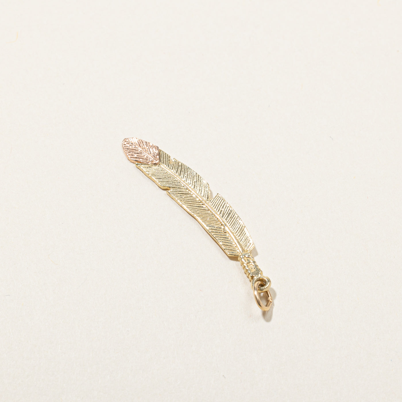 Gold Leaf Charm