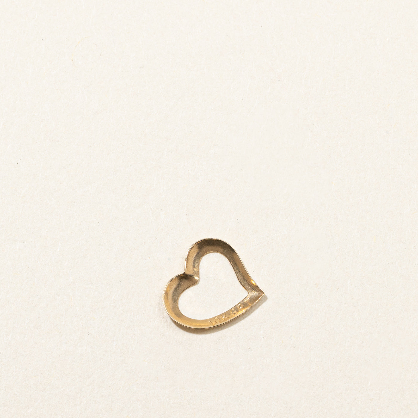 Pendentif cœur en or