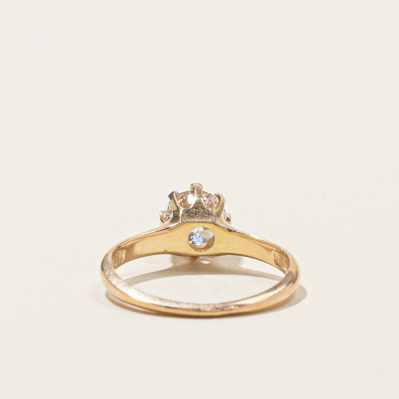 Old European Cut Diamond Engagement Ring | 0.92ct I2 I | SZ 6 |