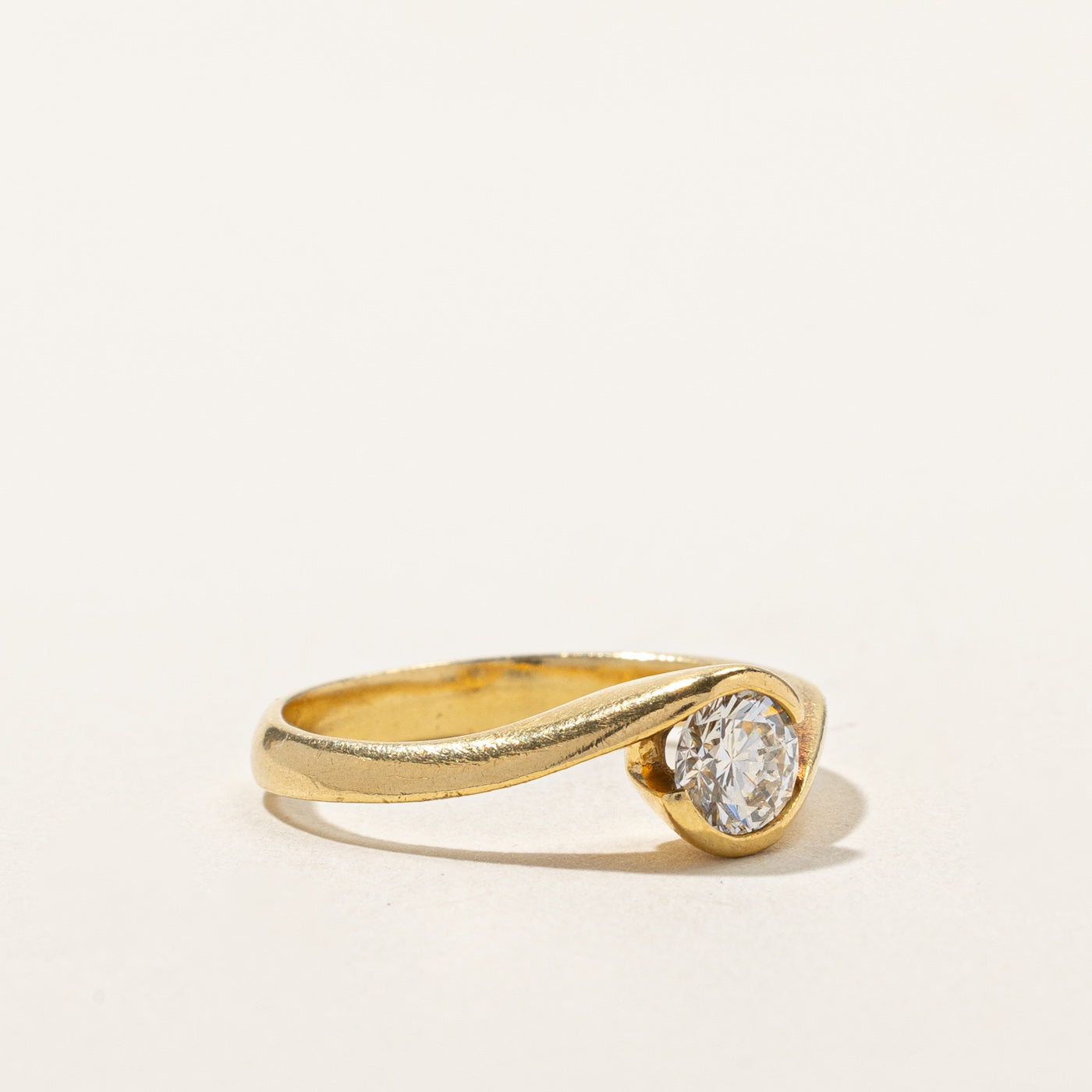 Semi Bezel Diamond Ring | 0.54ct | SZ 7 |