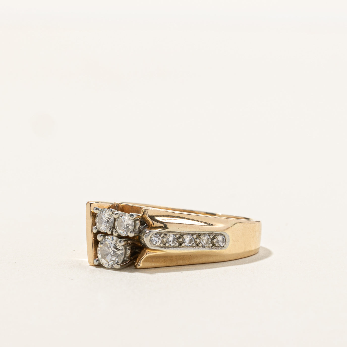 High Set Diamond Ring | 0.58ctw | SZ 7 |