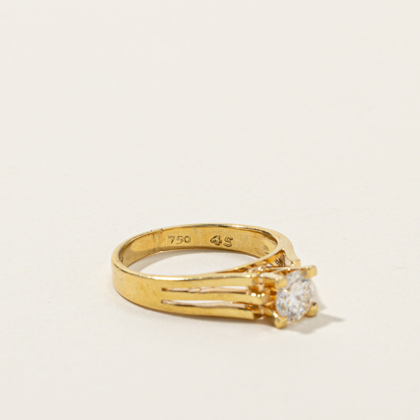 High Set Diamond Ring | 0.45ct | SZ 4.5 |