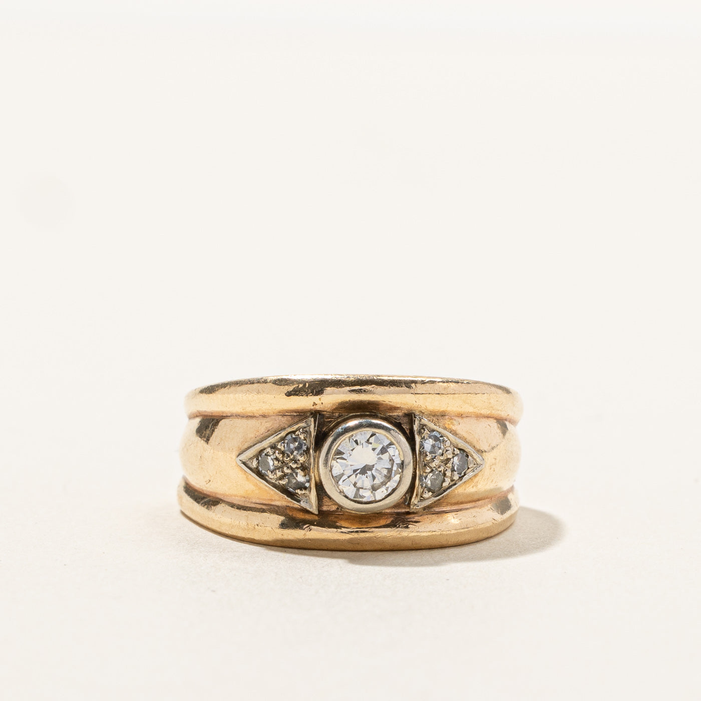 Bezel Set Diamond Band | 0.56ctw | SZ 8.5 |