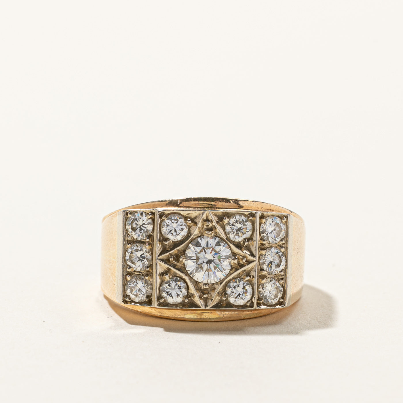 Cluster Set Diamond Ring 1.62ctw | SZ 9.25 |