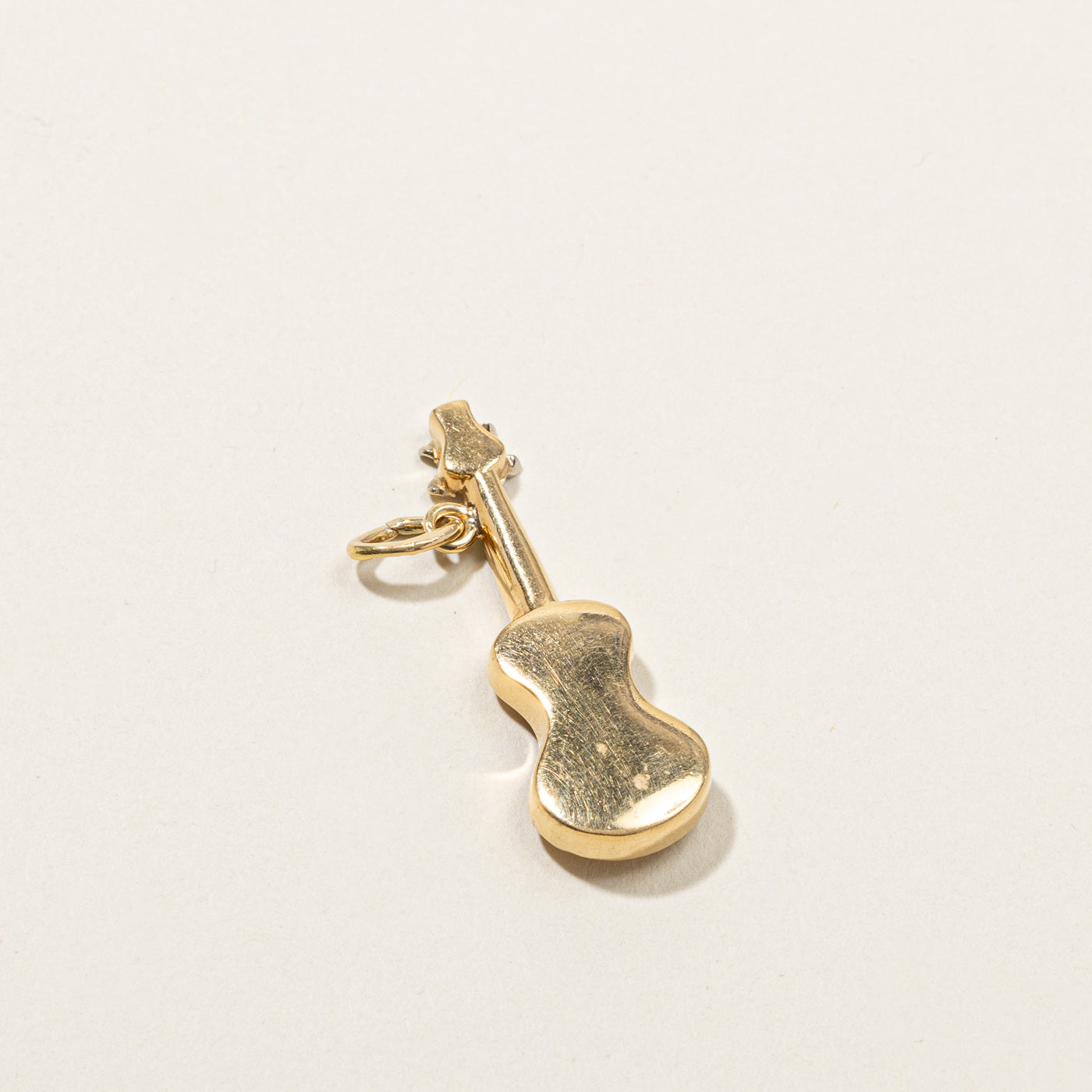 Yellow Gold Guitar Charm
