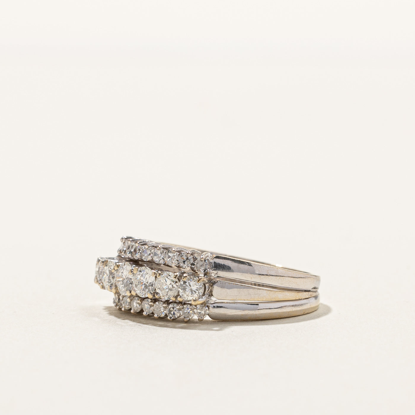 Cluster Set Diamond Band | 1.31ctw | SZ 6.75