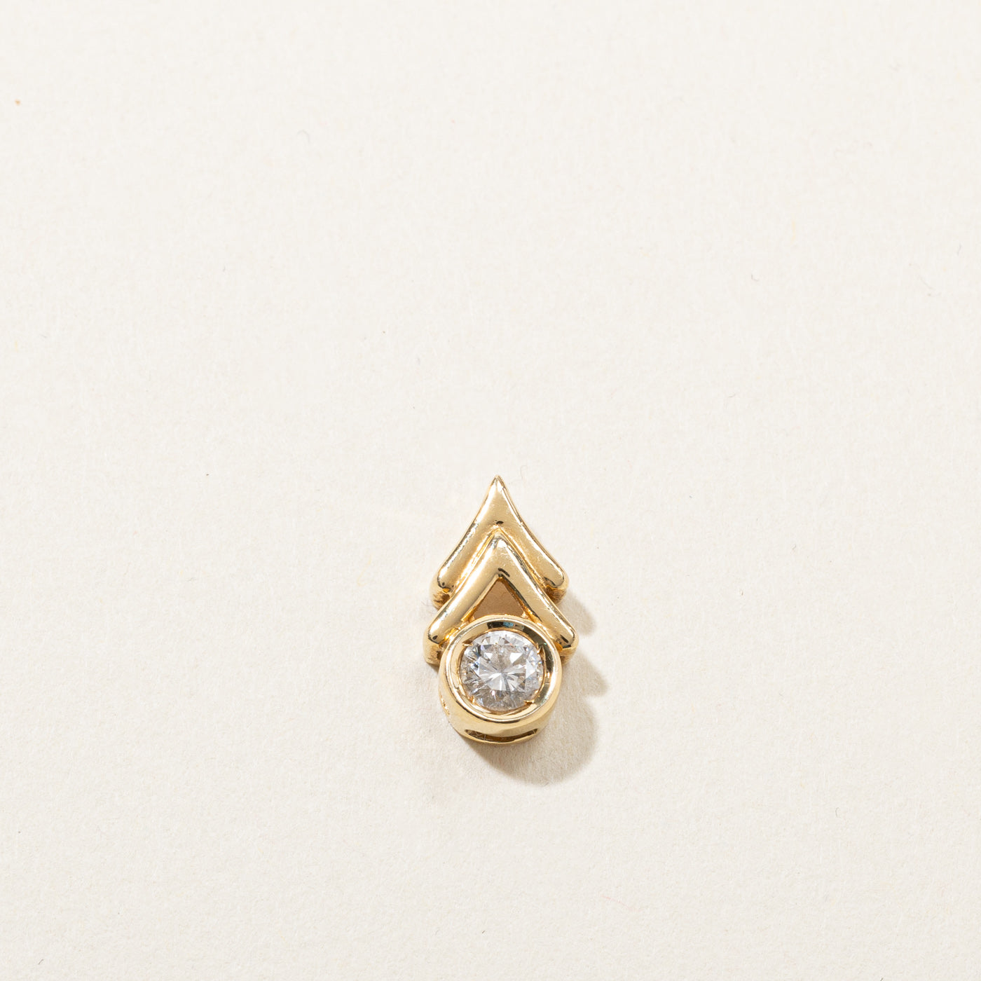 Solitaire Diamond Pendant | 0.26ct |