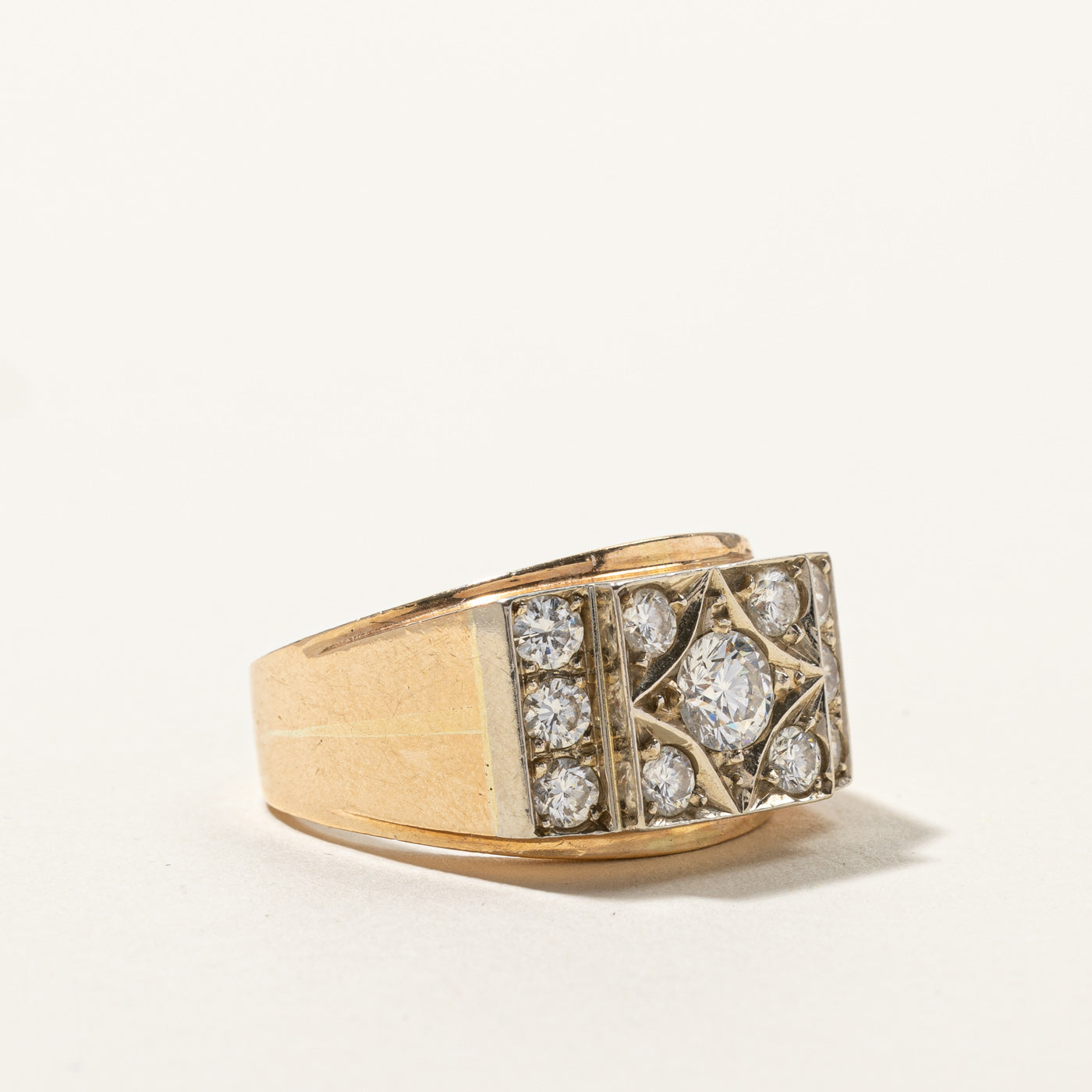 Cluster Set Diamond Ring 1.62ctw | SZ 9.25 |
