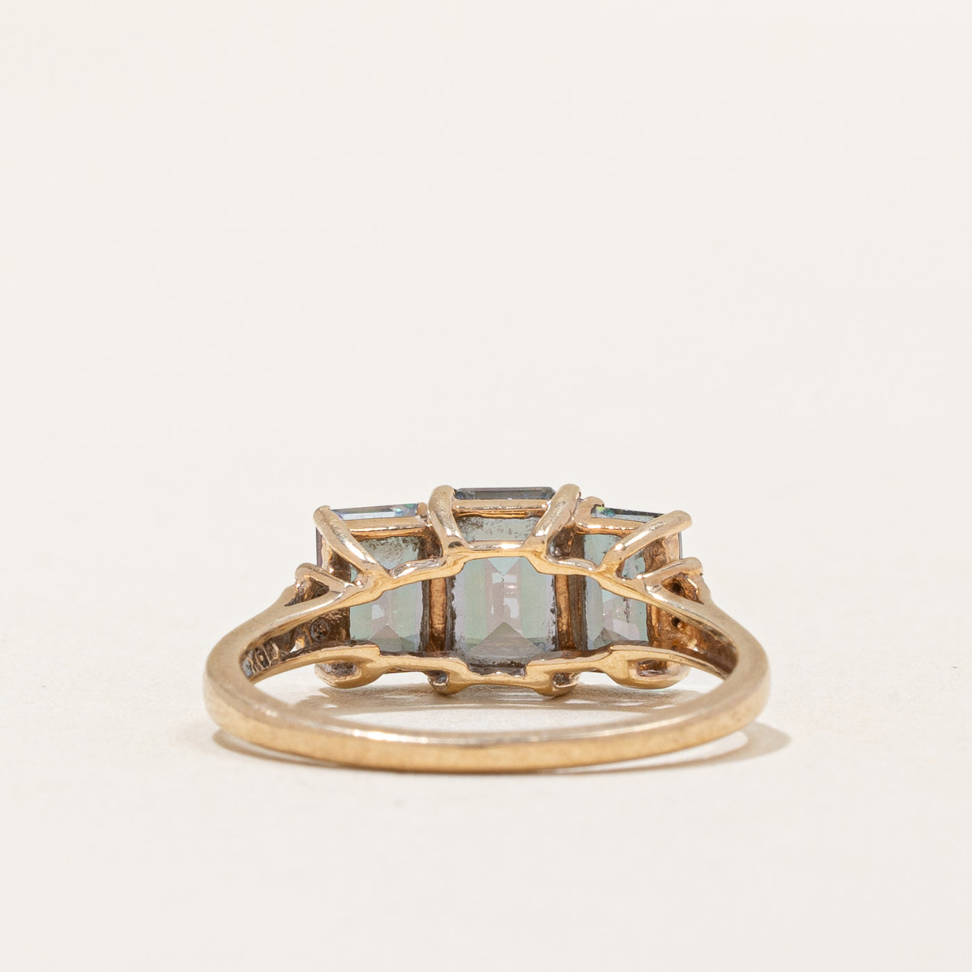 Mystic Topaz & Diamond Ring | 3.00ctw, 0.02ctw | SZ 6.75 |