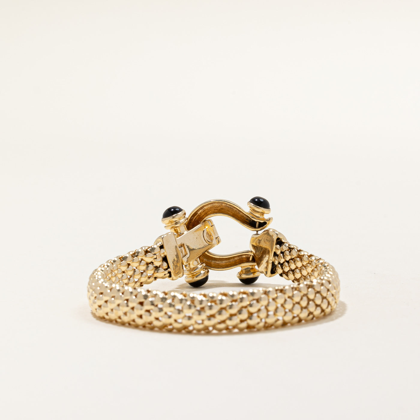 Bracelet en onyx noir et diamants | 1,60 ct, 0,10 ct | 7,5" |