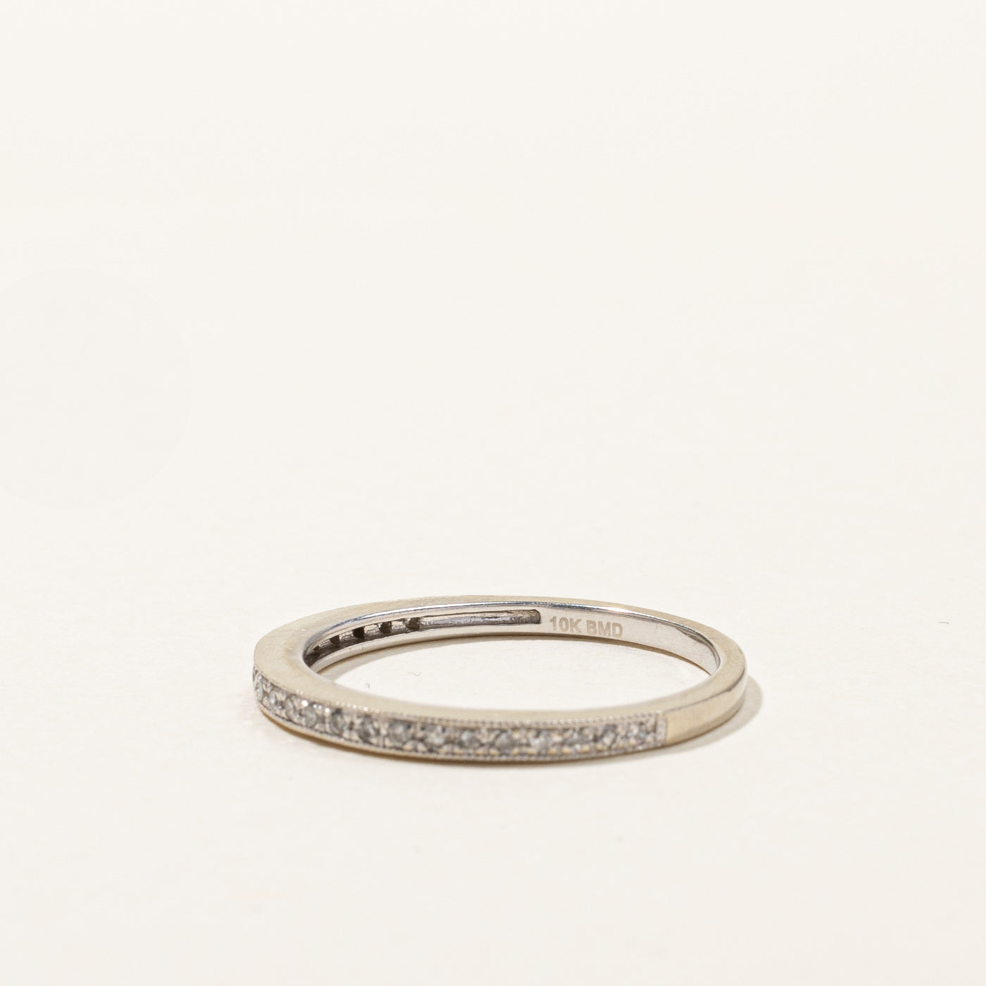Alliance semi-éternité en diamants | 0,22 ct | Taille 6,5 |