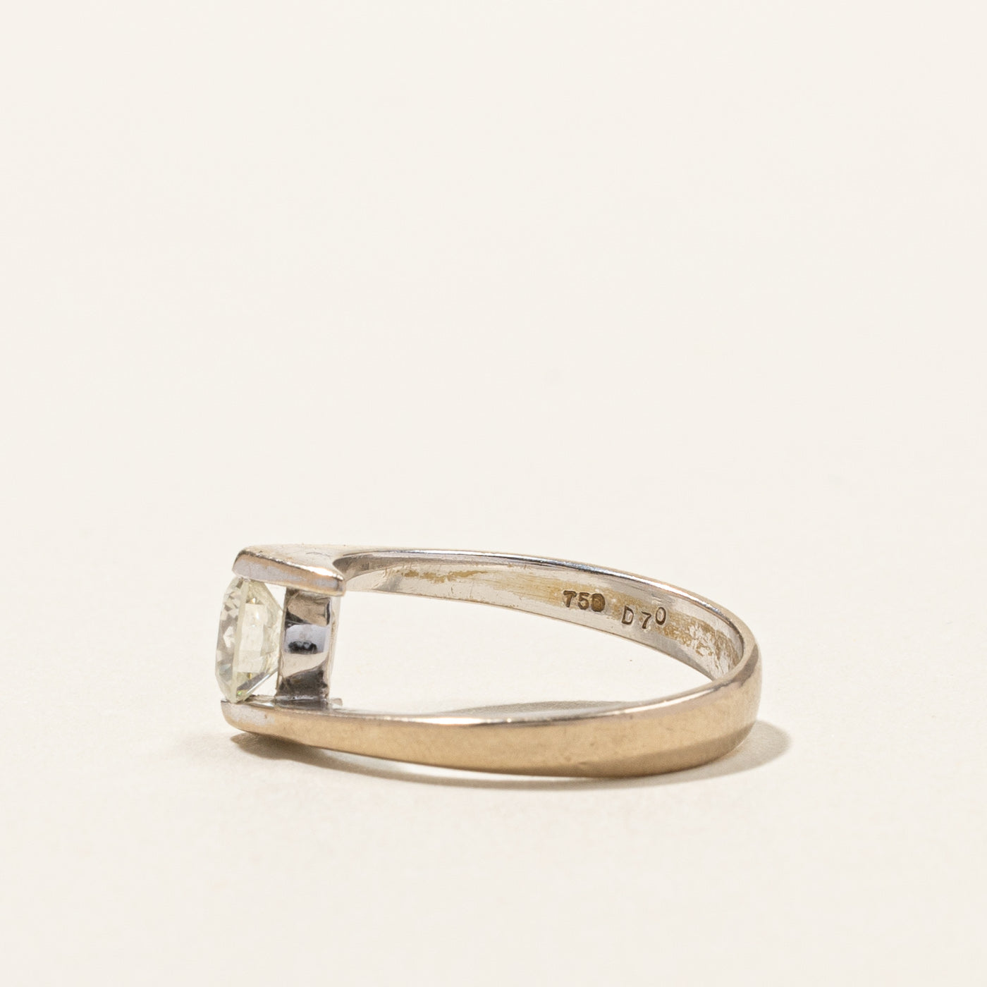 Bypass Diamond Ring | 0.70ct SI1/SI2 H/I | SZ 5.75 |