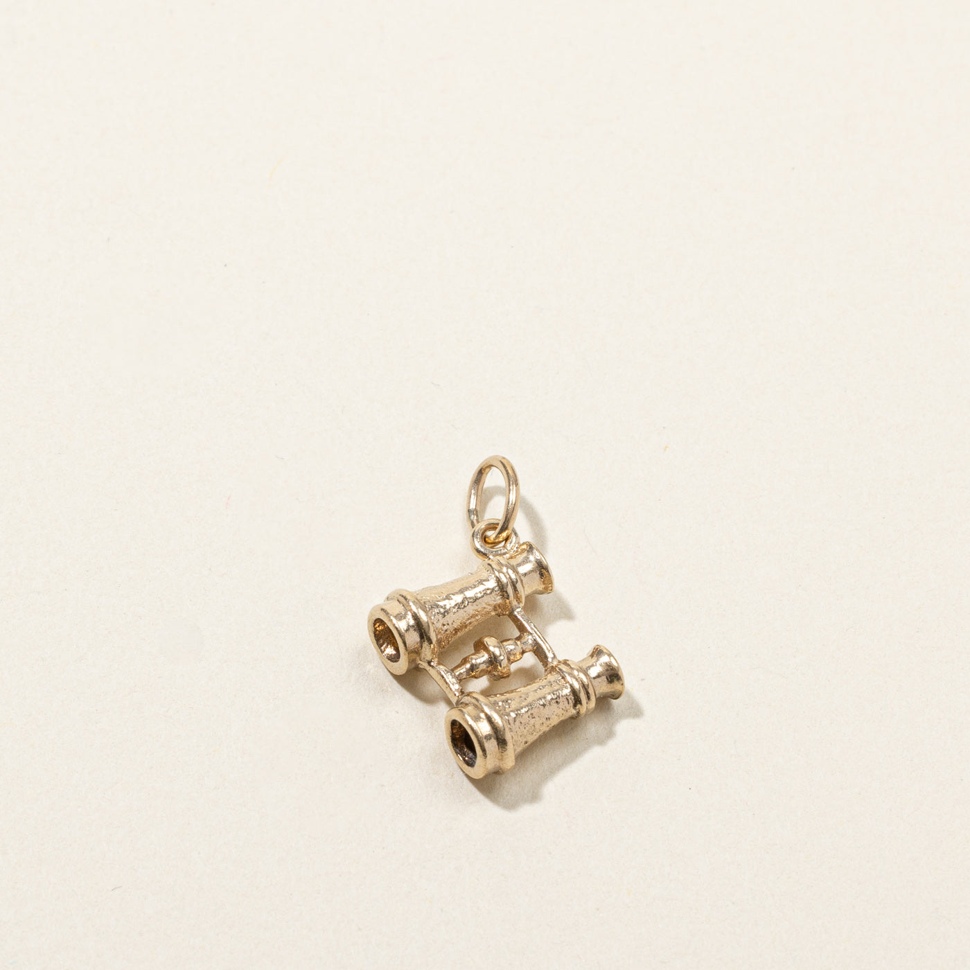Gold Binoculars Charm