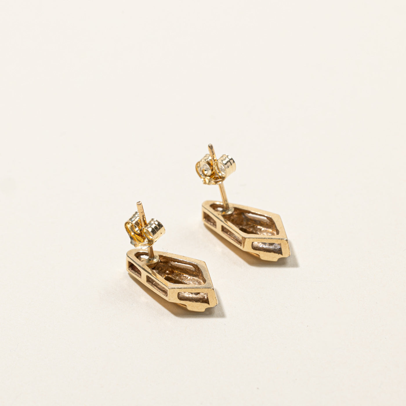 Channel Set Diamond Earrings | 0.08ctw |