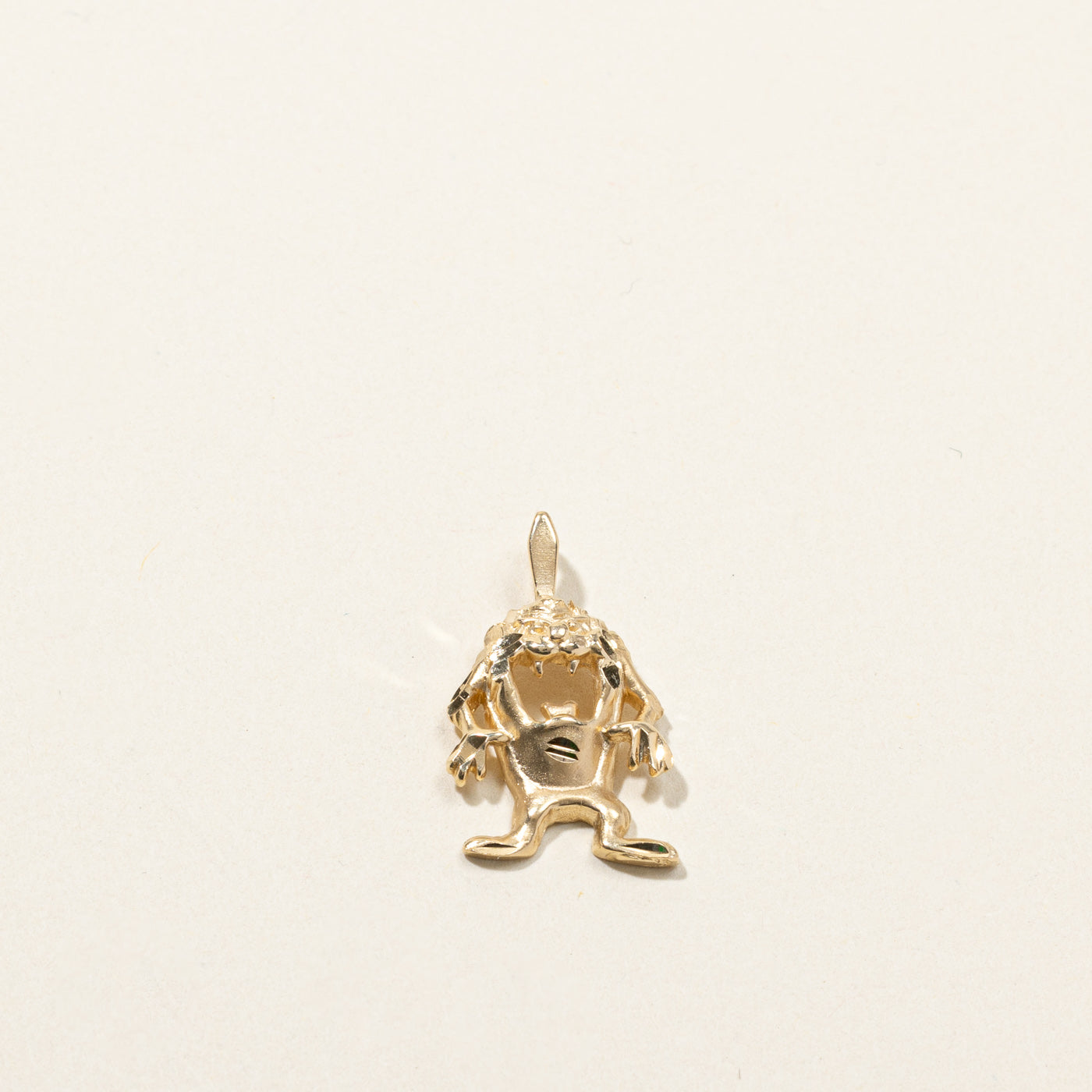 Yellow Gold Tasmanian Devil Pendant