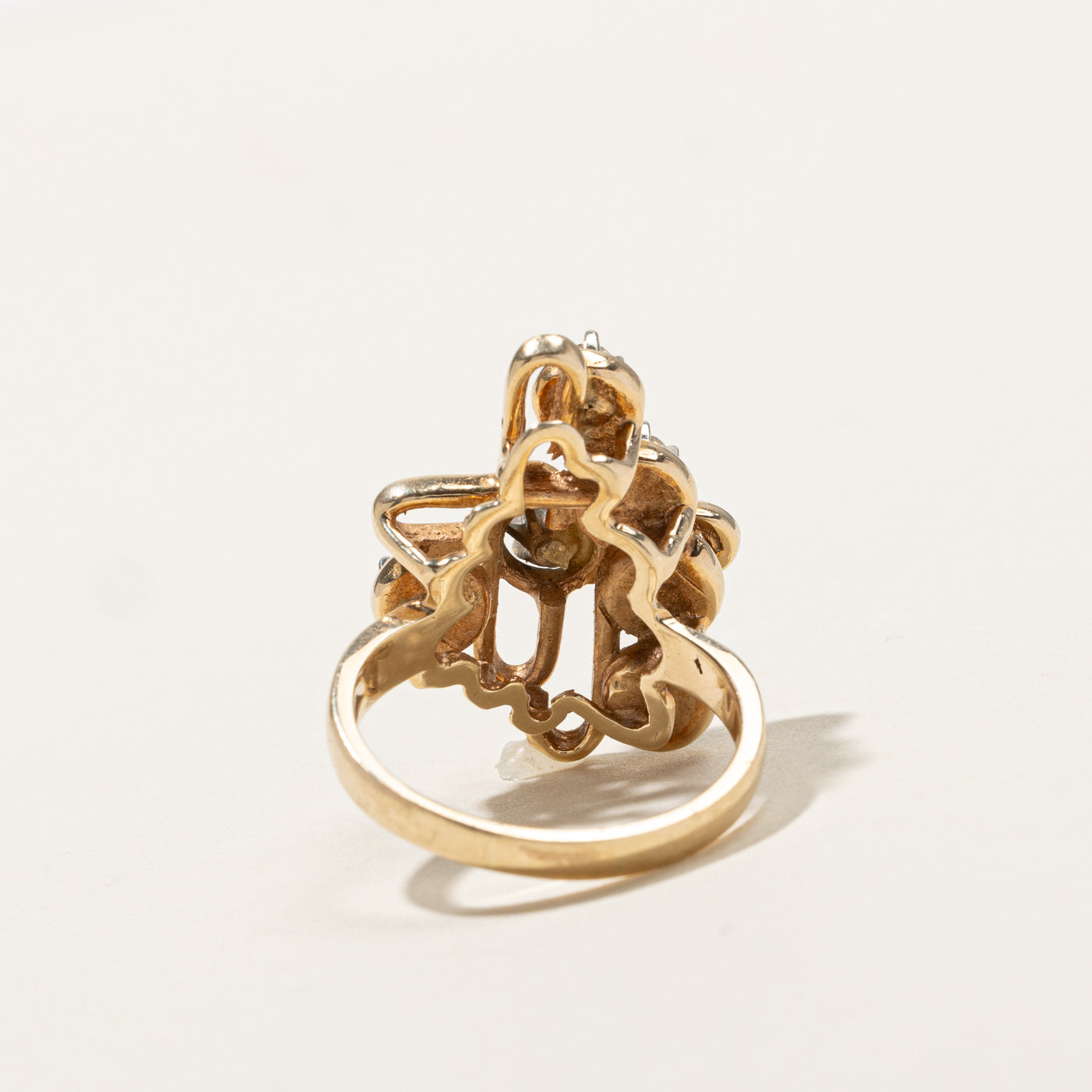 Diamond Abstract Ring | 0.64ctw | SZ 8.5 |