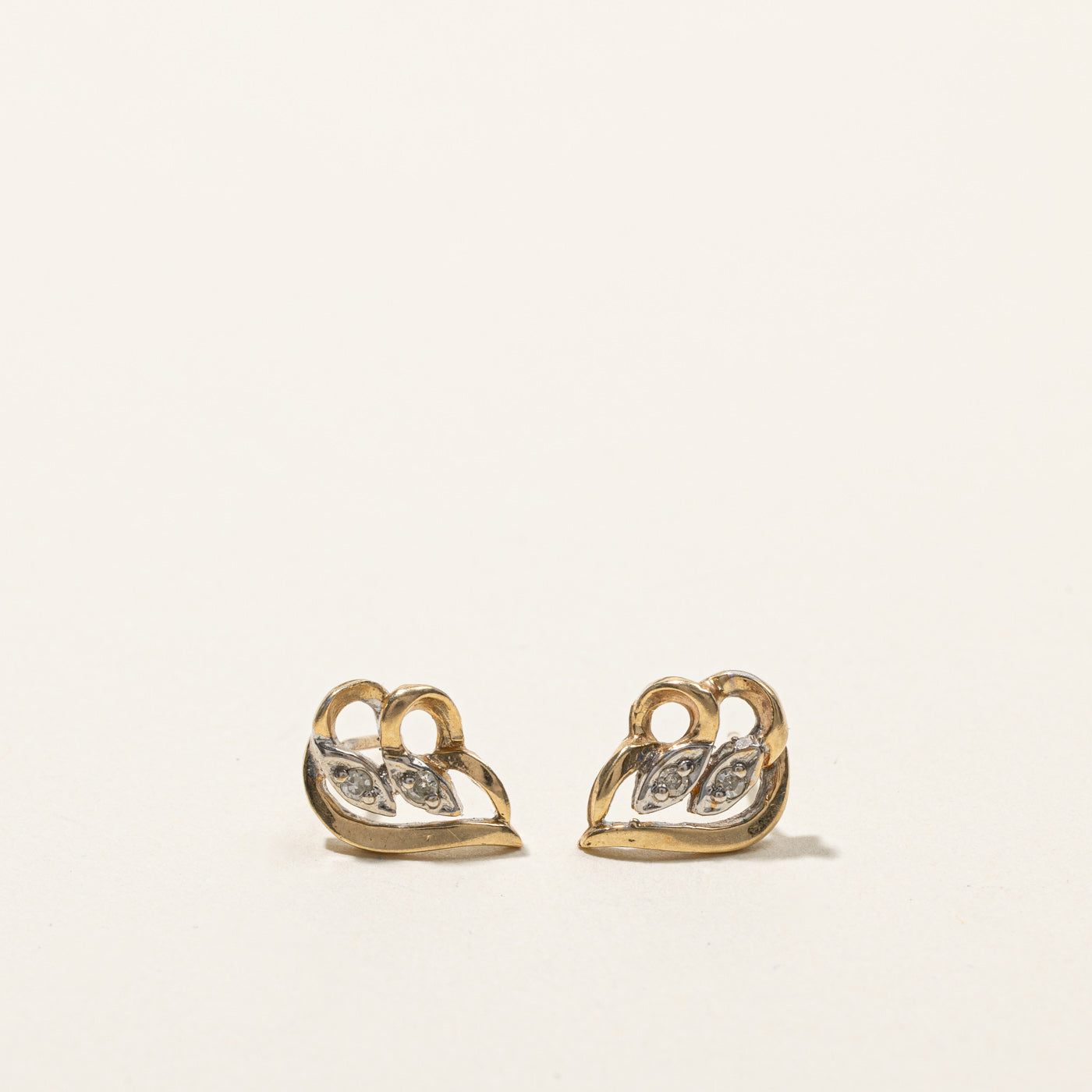 Diamond Textured Studs | 0.04ctw |
