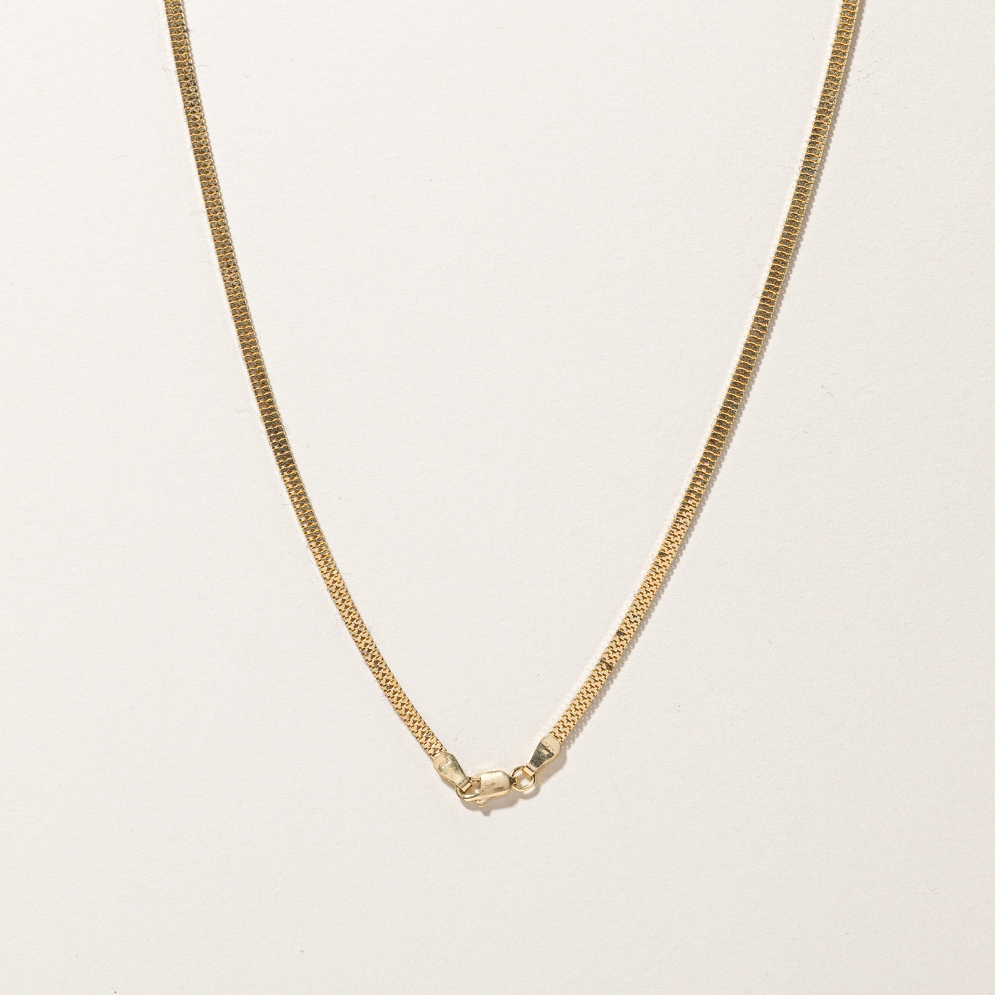 Gold Mesh Chain | 19"|