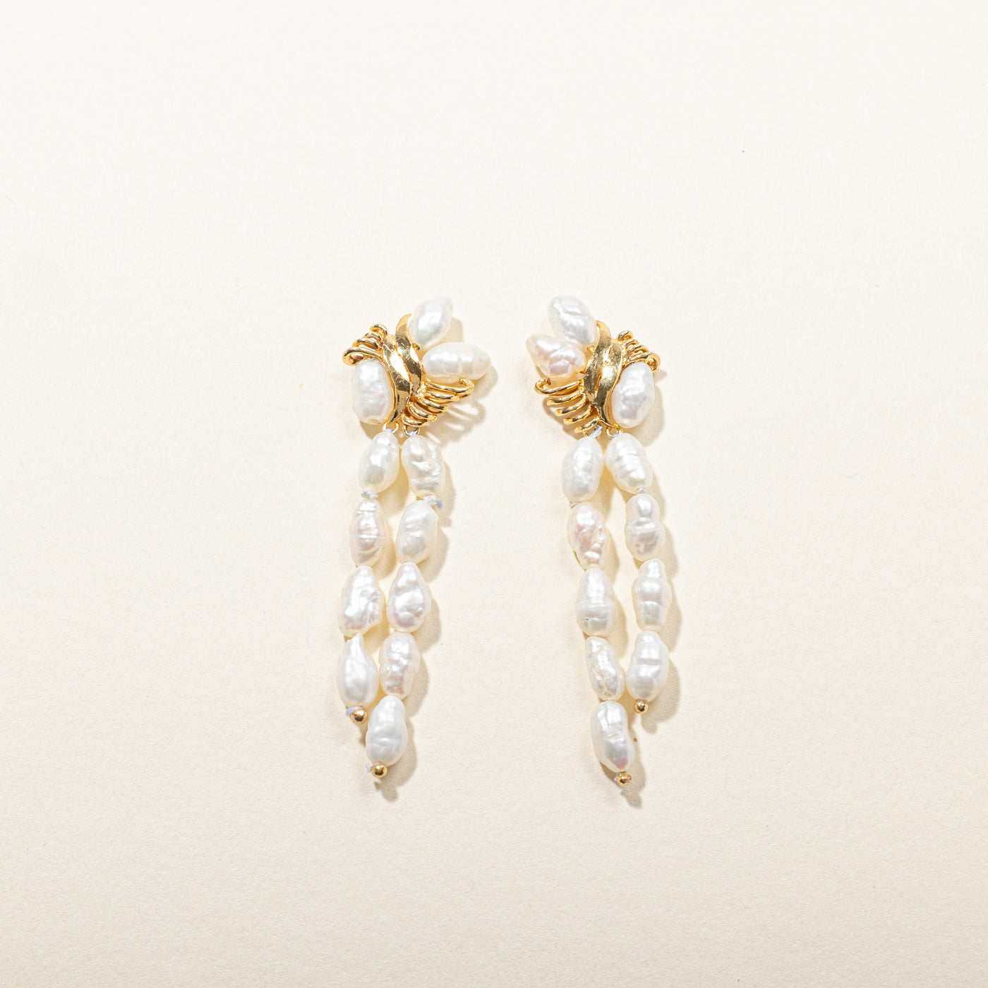 Baroque Pearl Drop Earrings
