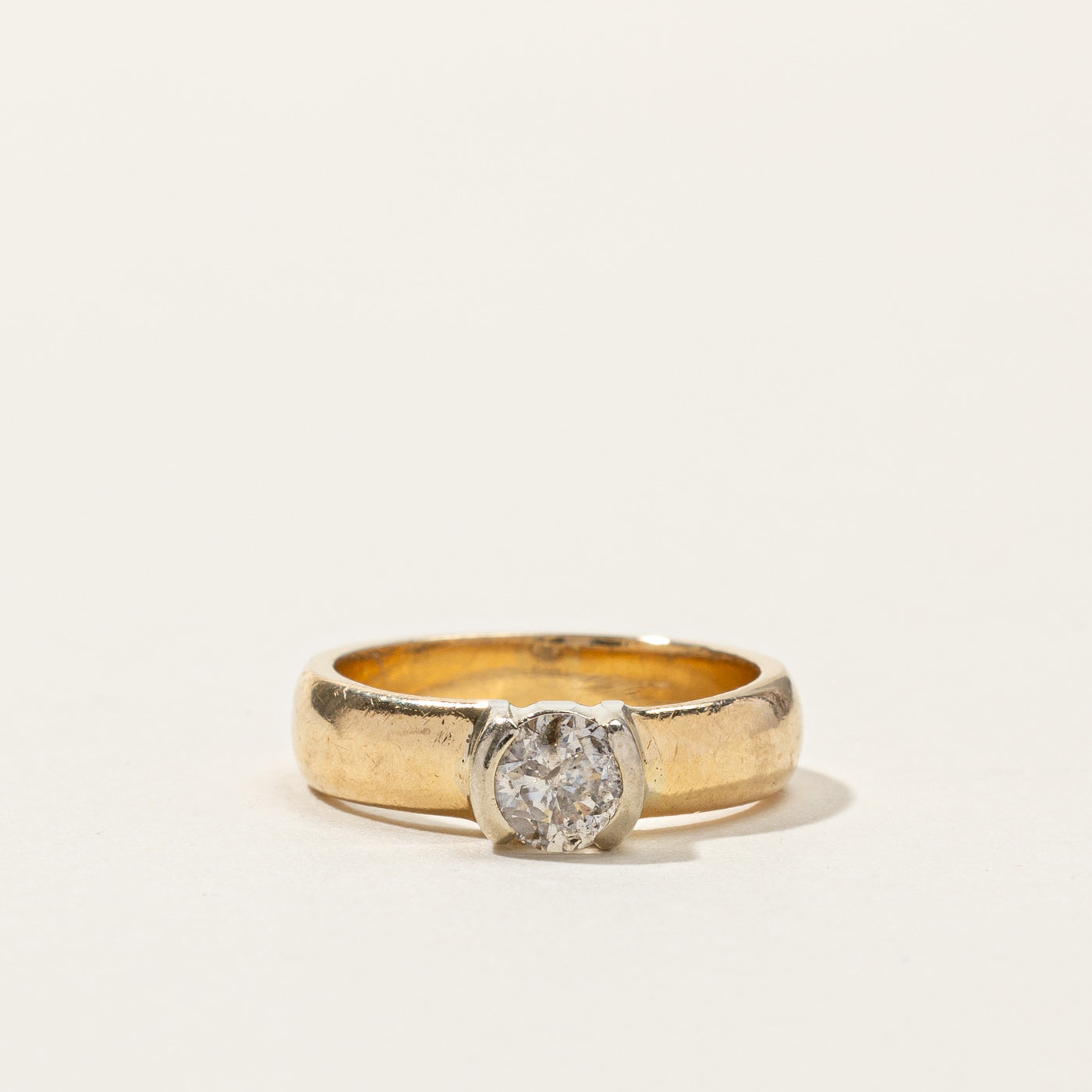 Semi Bezel Diamond Ring | 0.45ct | SZ 5 |