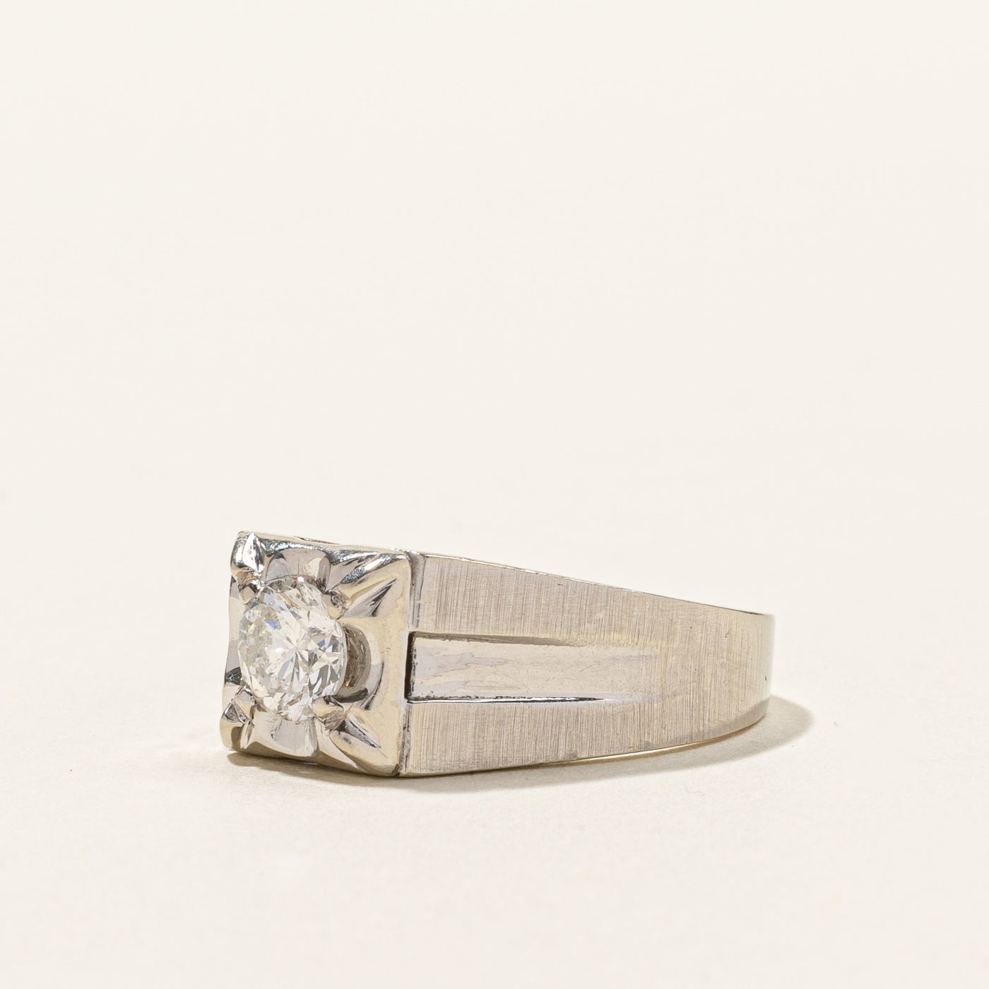 Solitaire Diamond Ring | 1.00ct I2 I/J | SZ 11.5 |