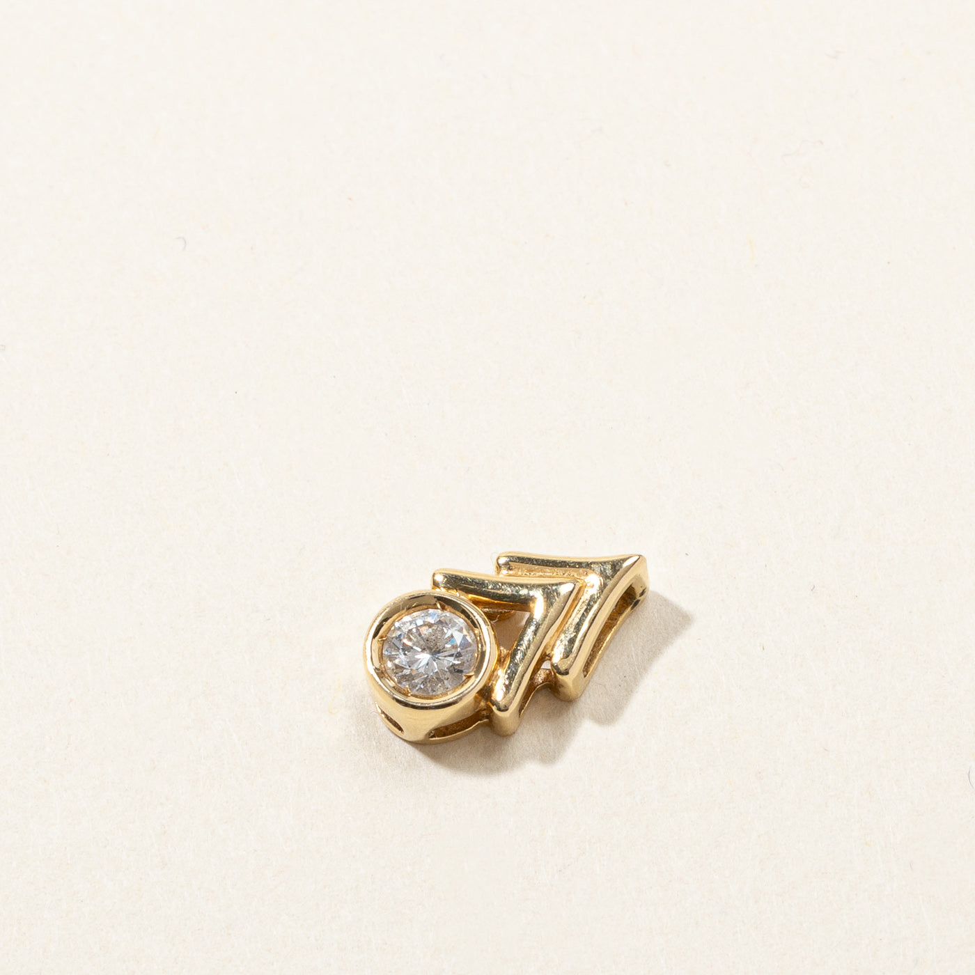Solitaire Diamond Pendant | 0.26ct |