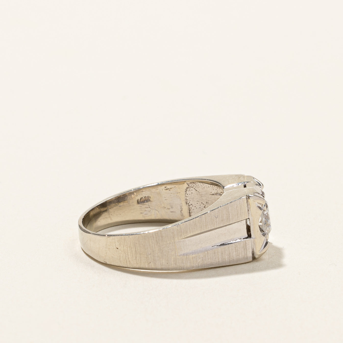 Solitaire Diamond Ring | 1.00ct I2 I/J | SZ 11.5 |