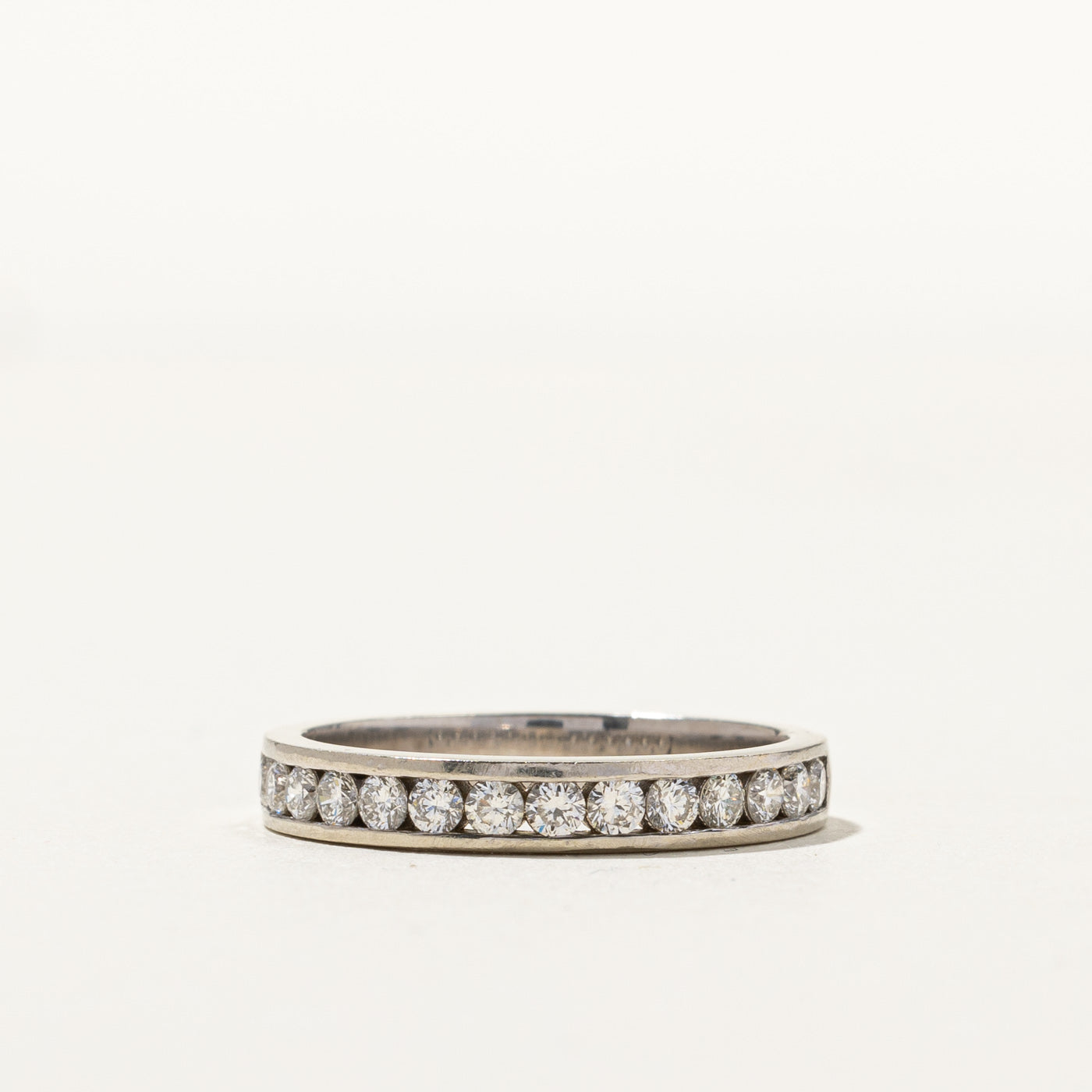 Channel Set Semi Eternity Diamond Band | 0.49ctw | SZ 6.5 |