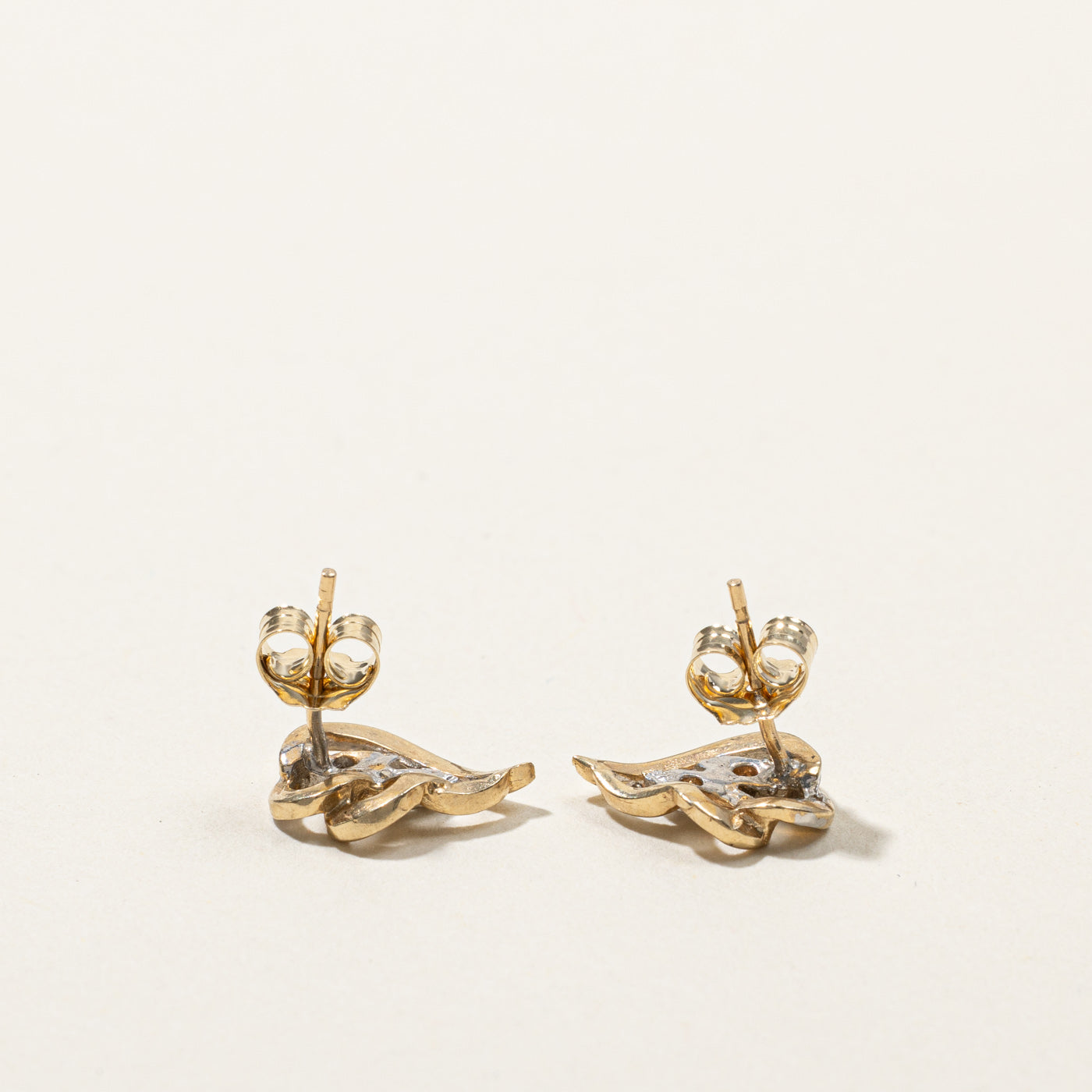 Diamond Textured Studs | 0.04ctw |