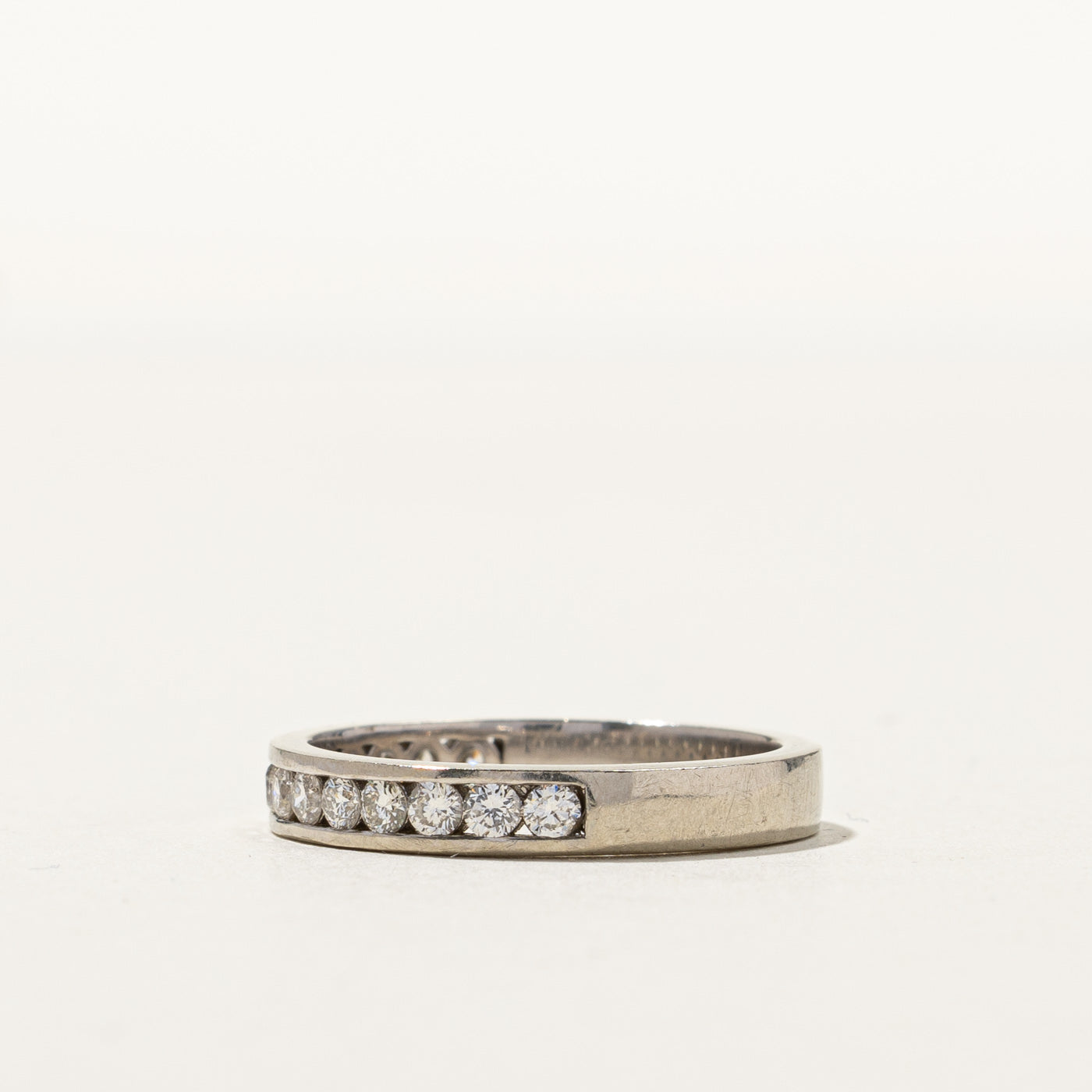 Channel Set Semi Eternity Diamond Band | 0.49ctw | SZ 6.5 |