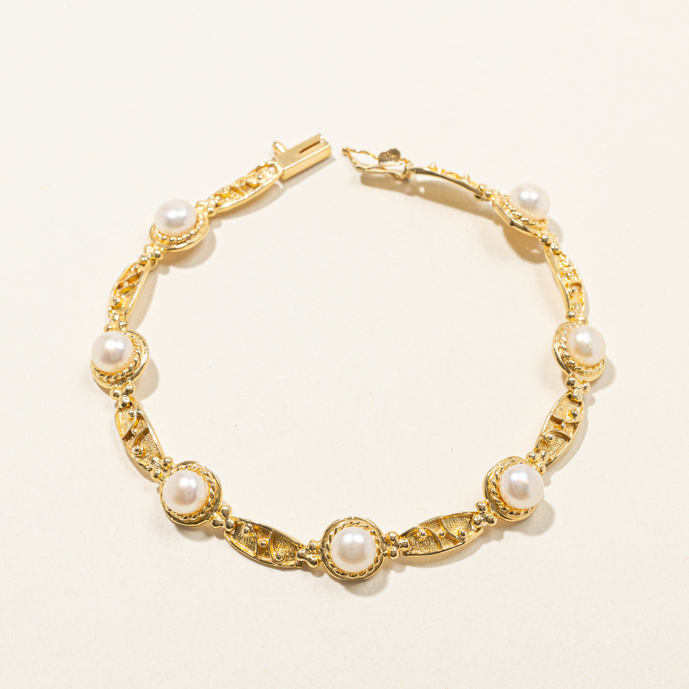 Pearl Chain Bracelet | 7.5"|