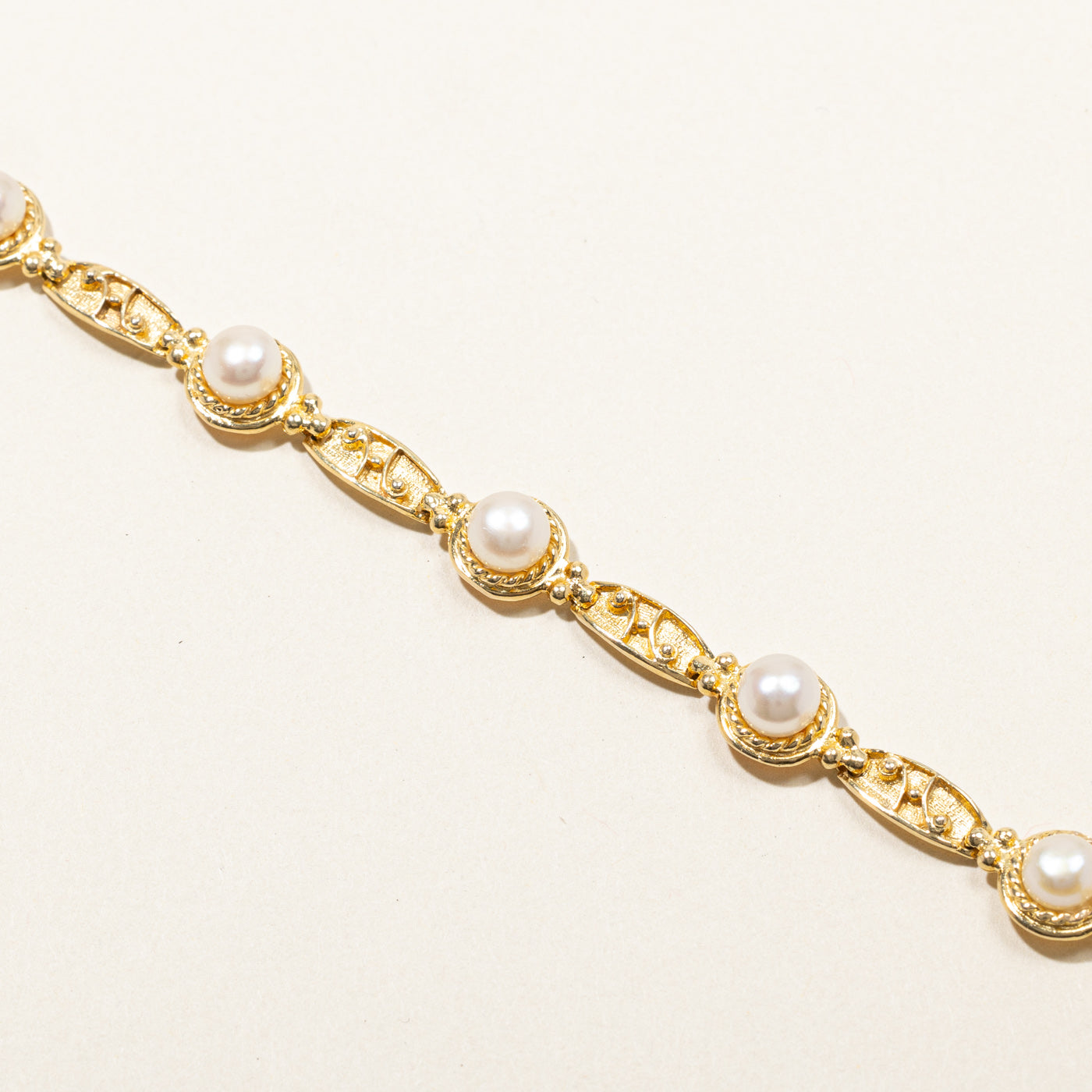 Pearl Chain Bracelet | 7.5"|