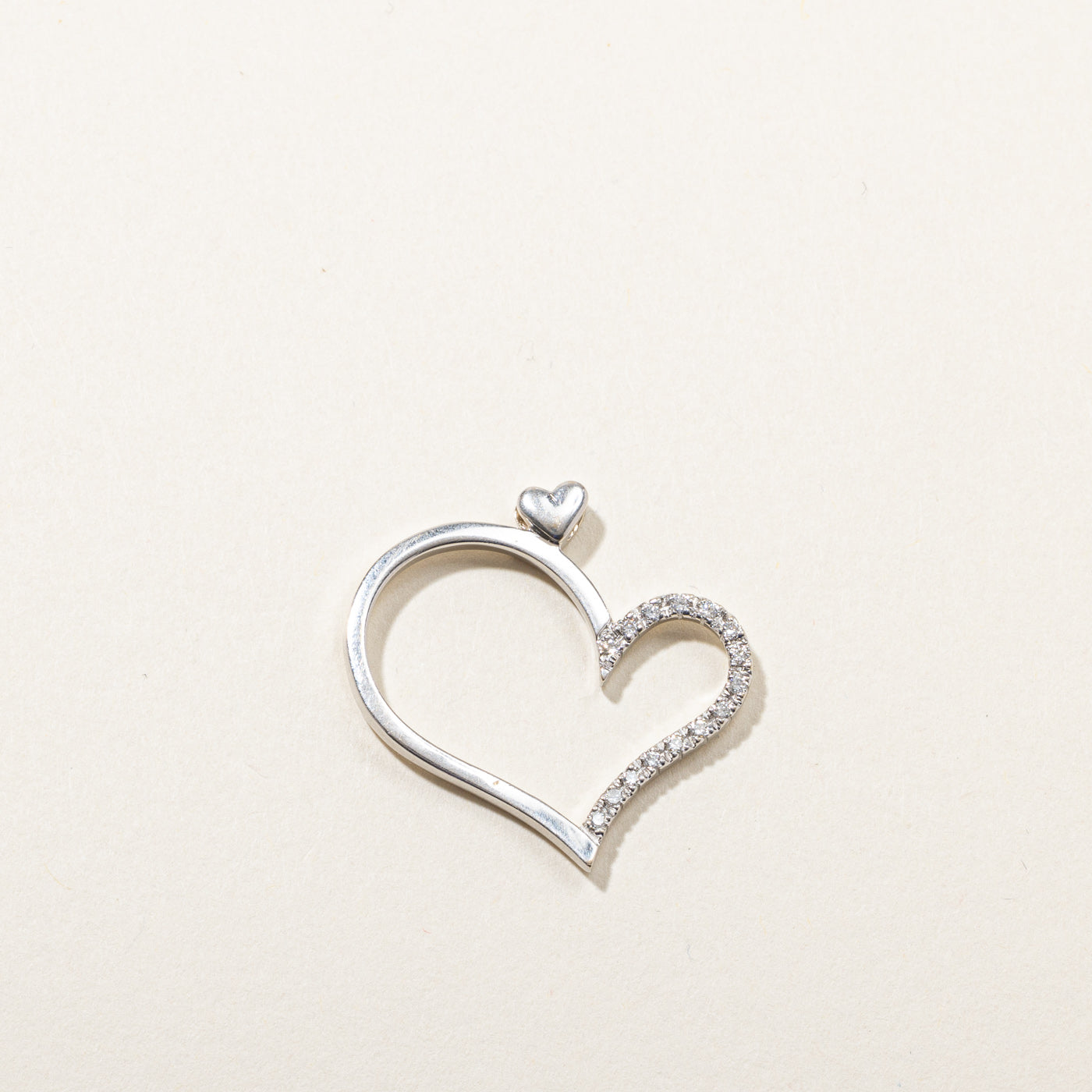 Diamond Heart Pendant | 0.15ctw |