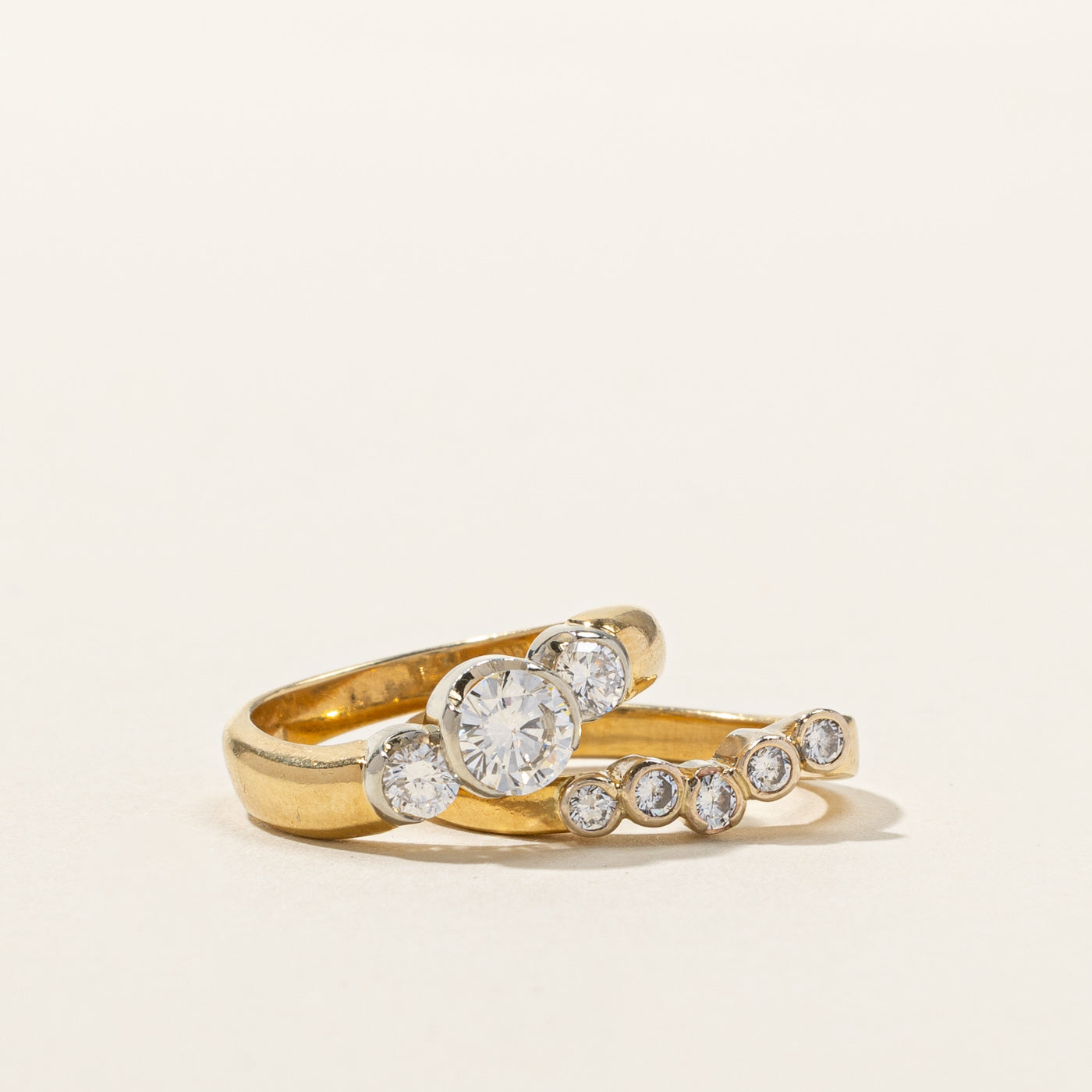 Alliance sertie de diamants | 1,03 ct SI1 G/H | Taille 5,75 |