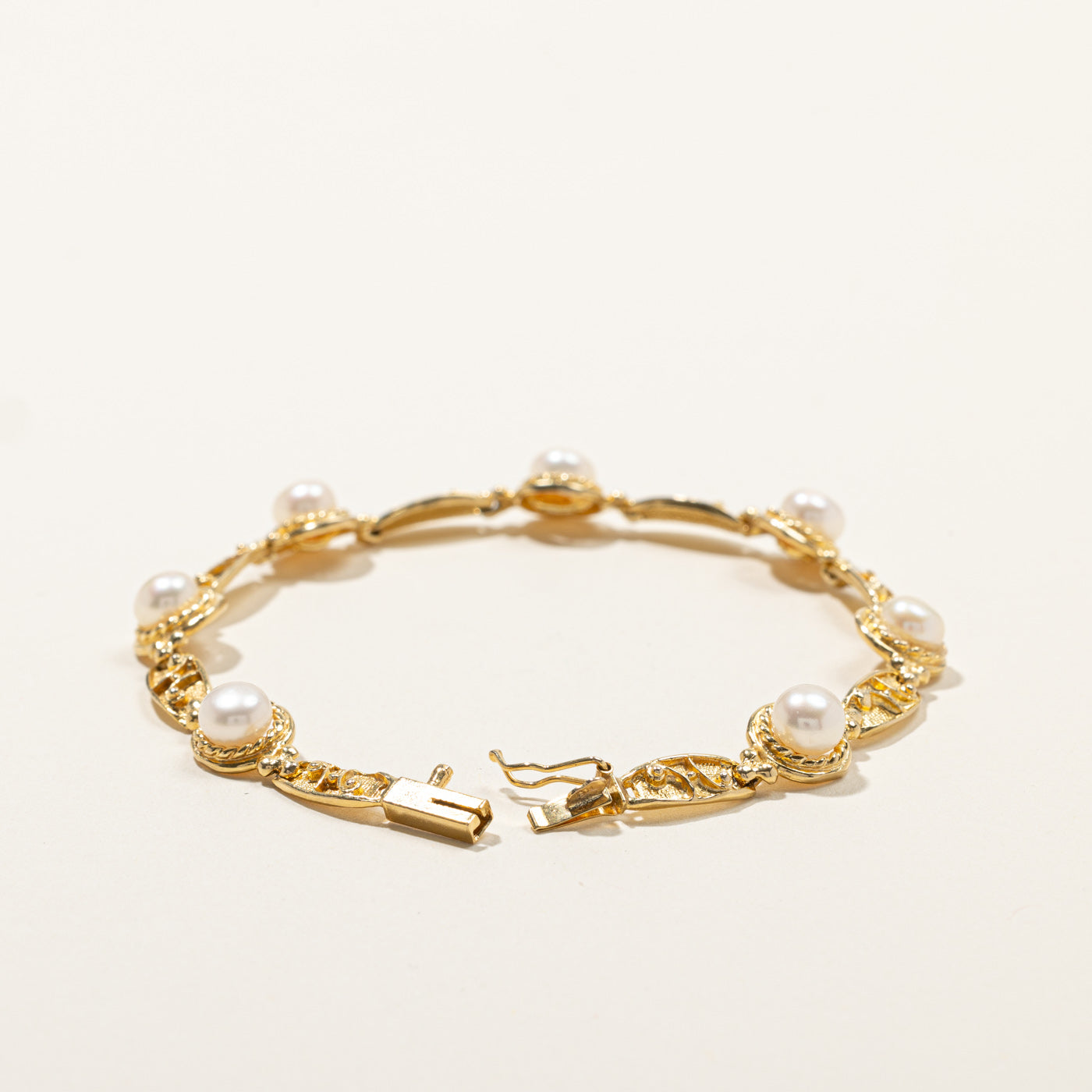 Pearl Chain Bracelet | 7.5"|