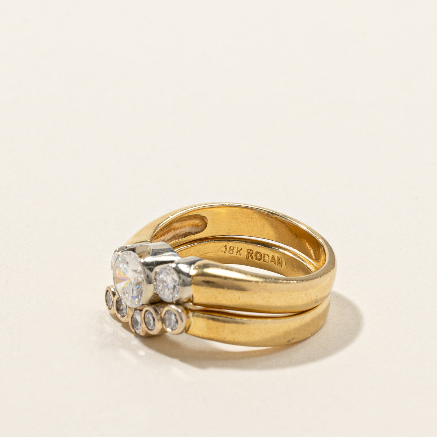 Alliance sertie de diamants | 1,03 ct SI1 G/H | Taille 5,75 |