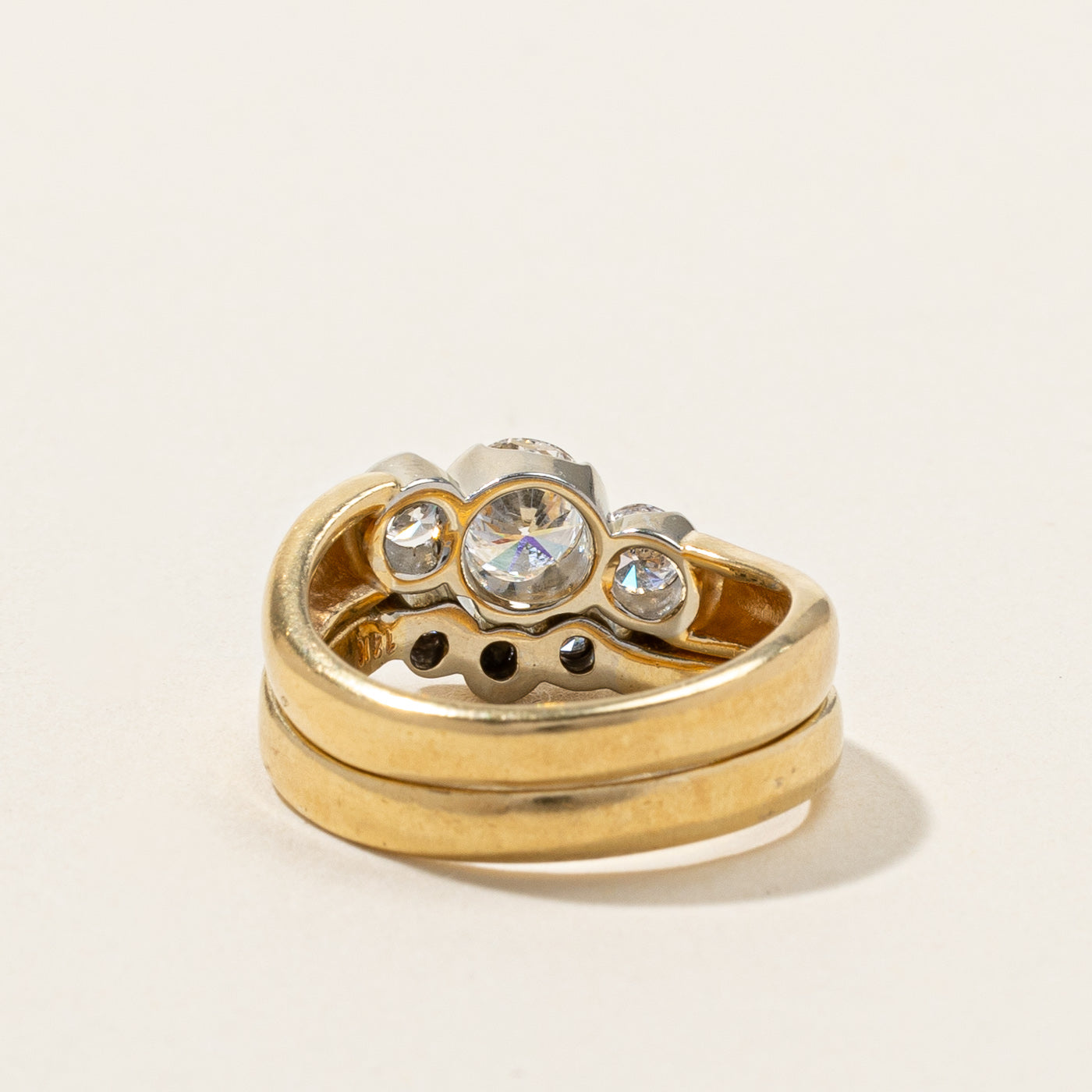 Alliance sertie de diamants | 1,03 ct SI1 G/H | Taille 5,75 |