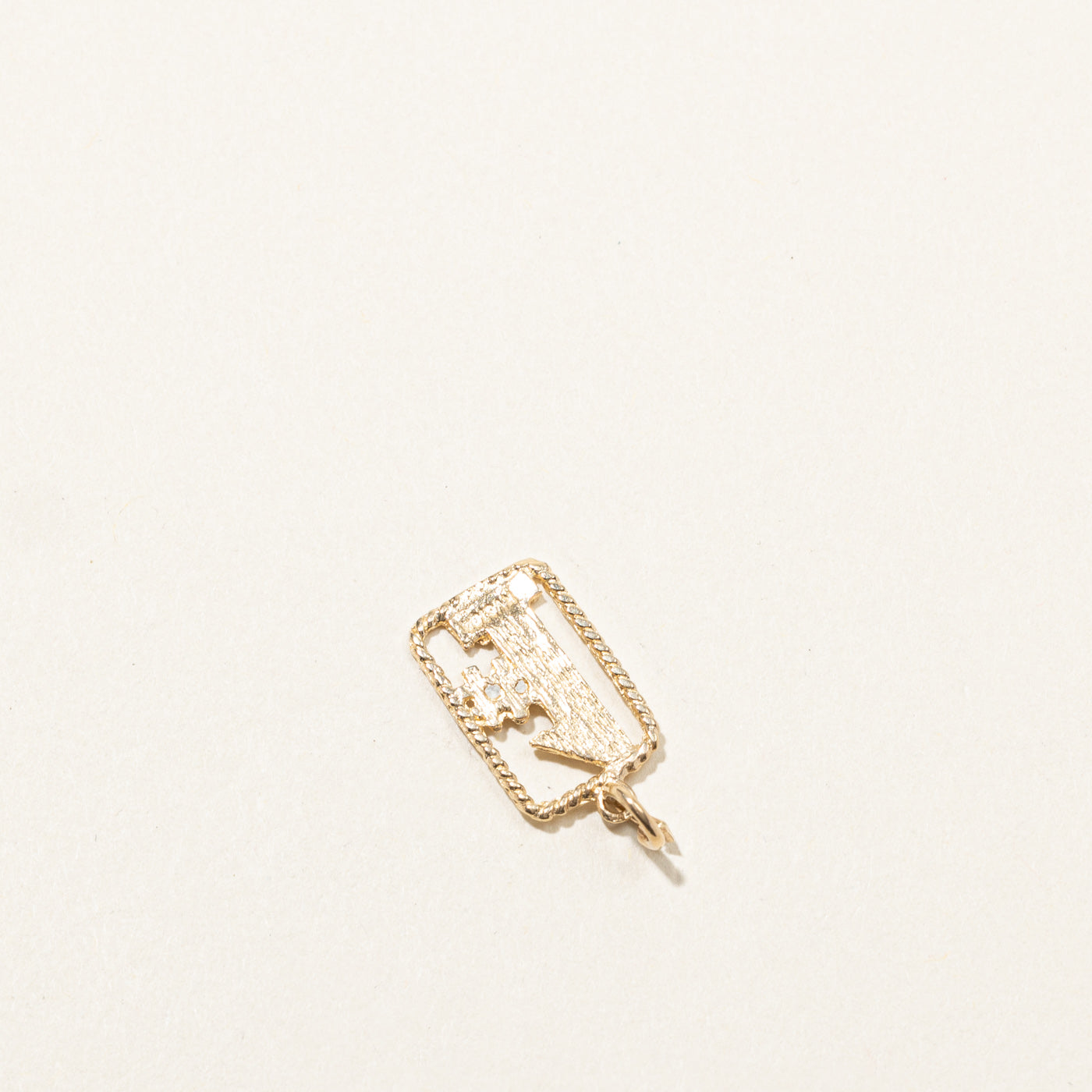 Gold "#1" Charm