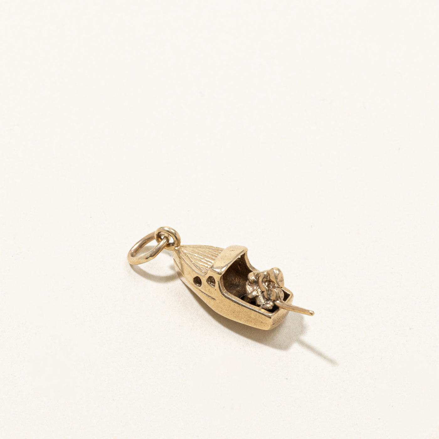 Gold Boat Charm
